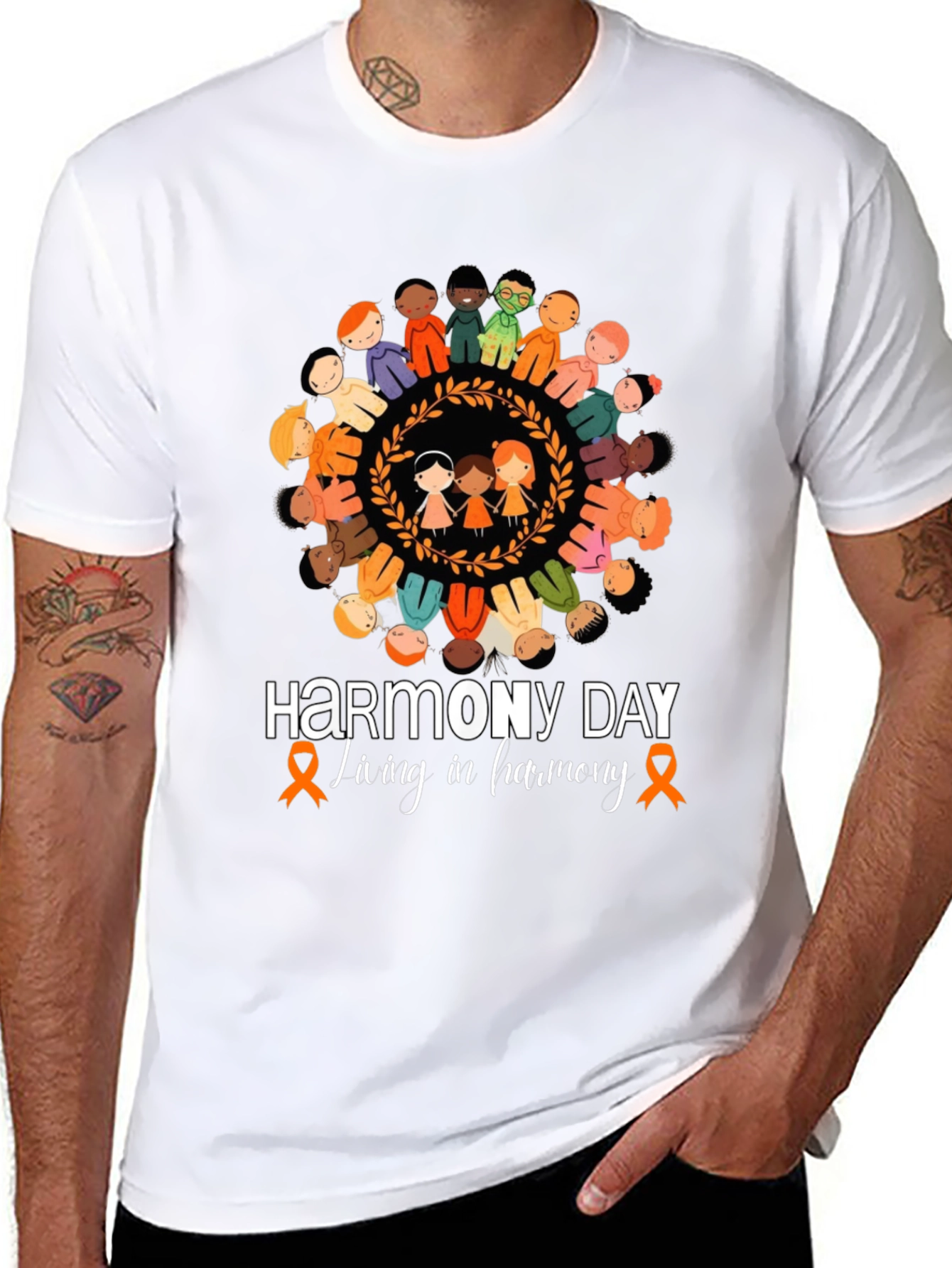 Harmony Day T-Shirt Living in Harmony