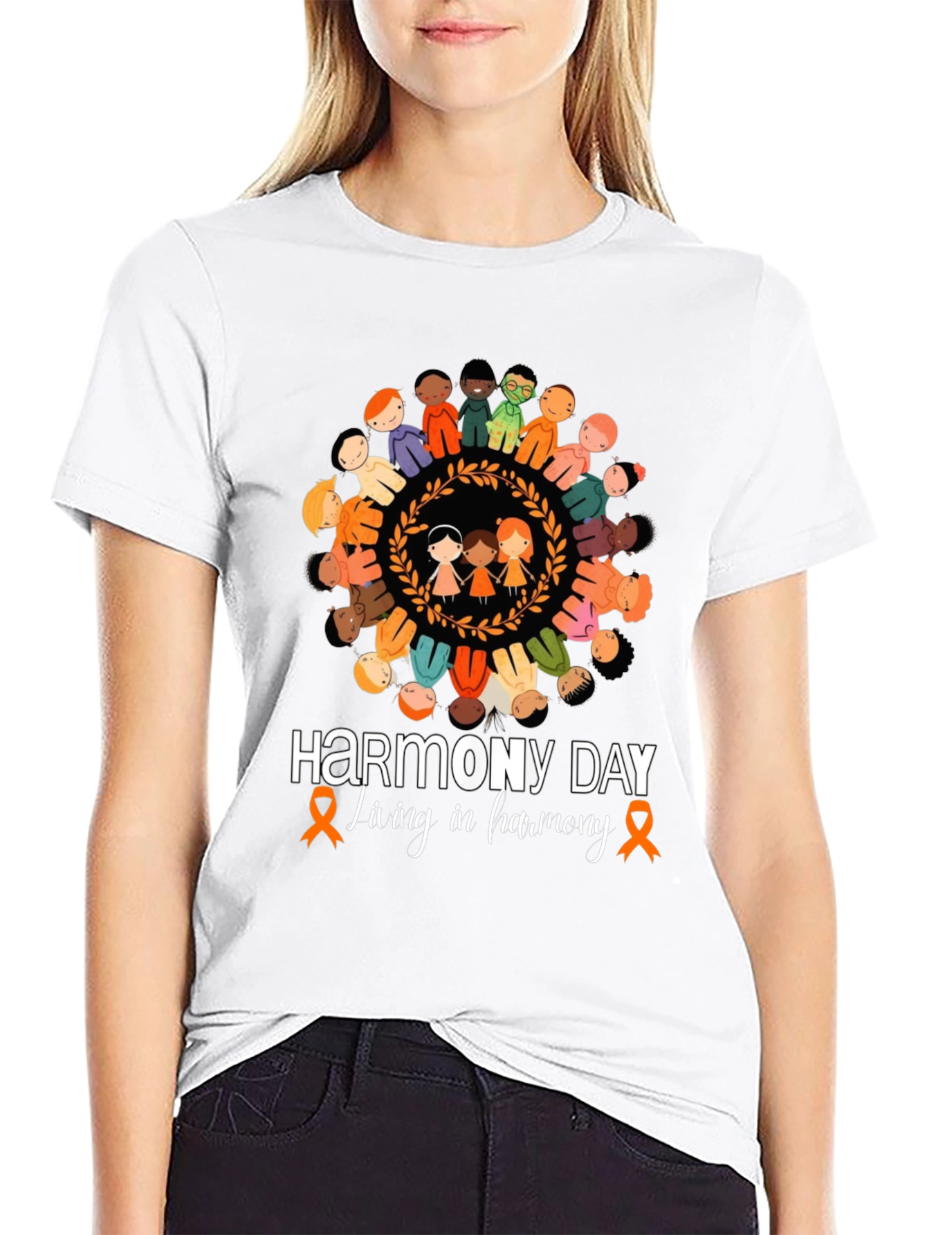 Harmony Day T-Shirt Living in Harmony