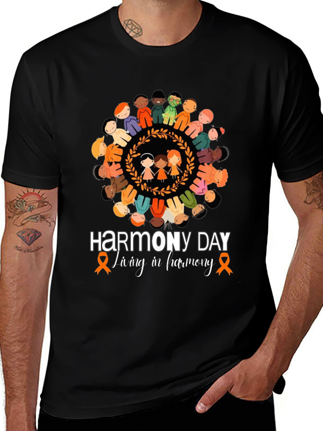 Harmony Day T-Shirt Living in Harmony
