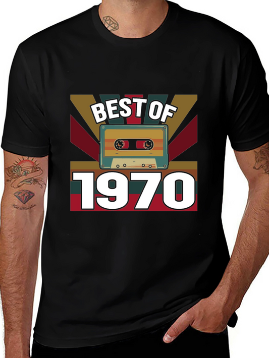 Best of 1970 Cassette Tape Graphic Tee