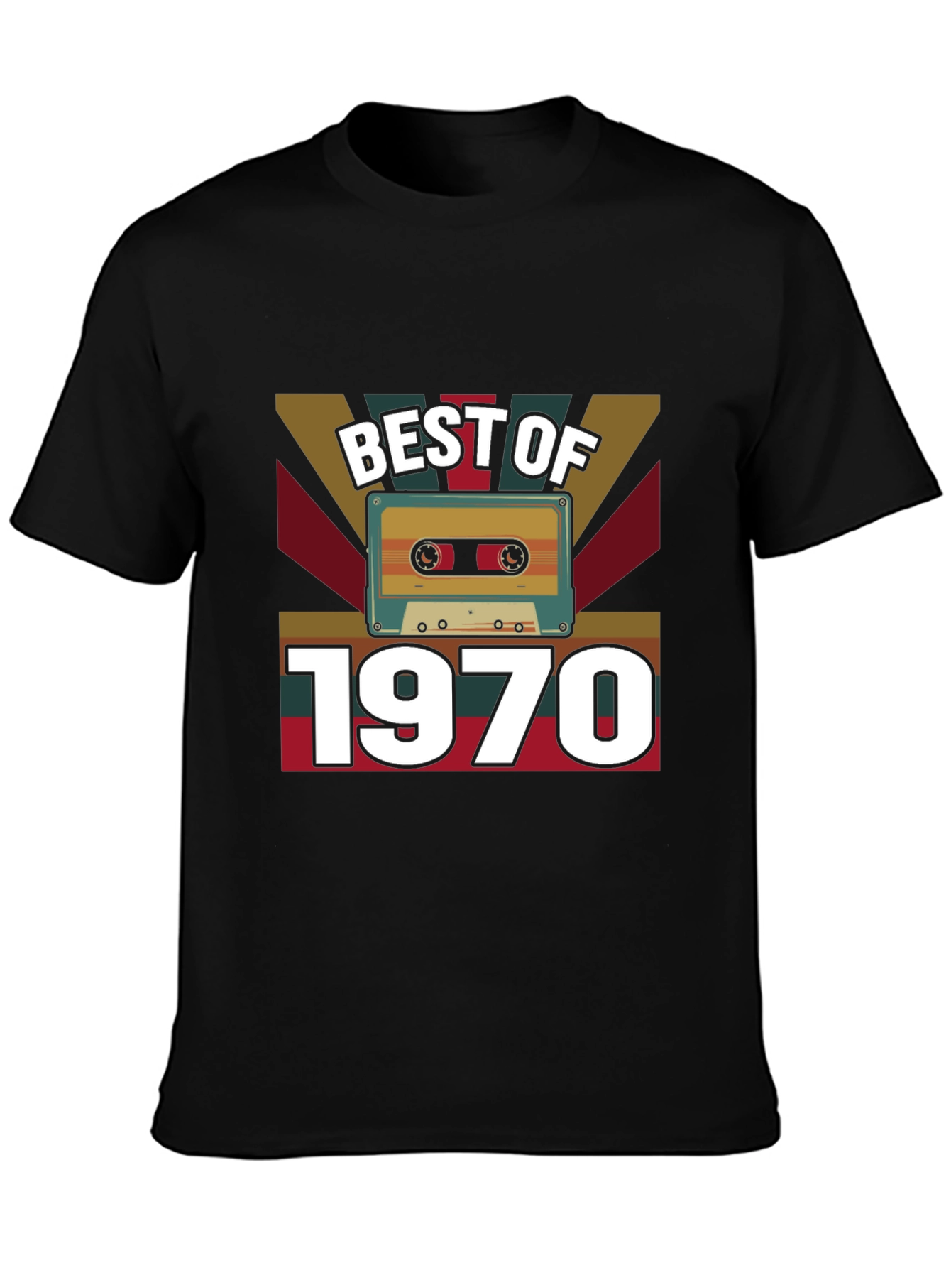 Best of 1970 Cassette Tape Graphic Tee