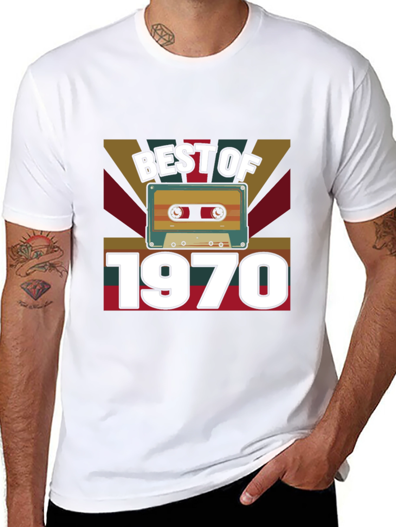 Best of 1970 Cassette Tape Graphic Tee
