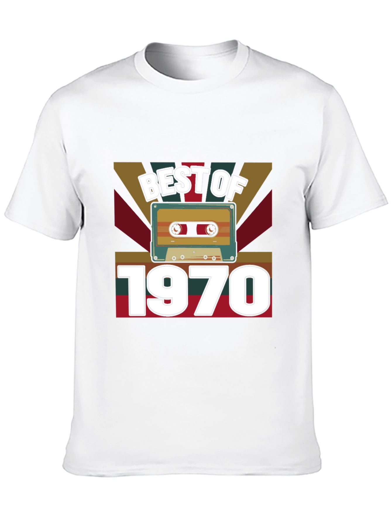 Best of 1970 Cassette Tape Graphic Tee