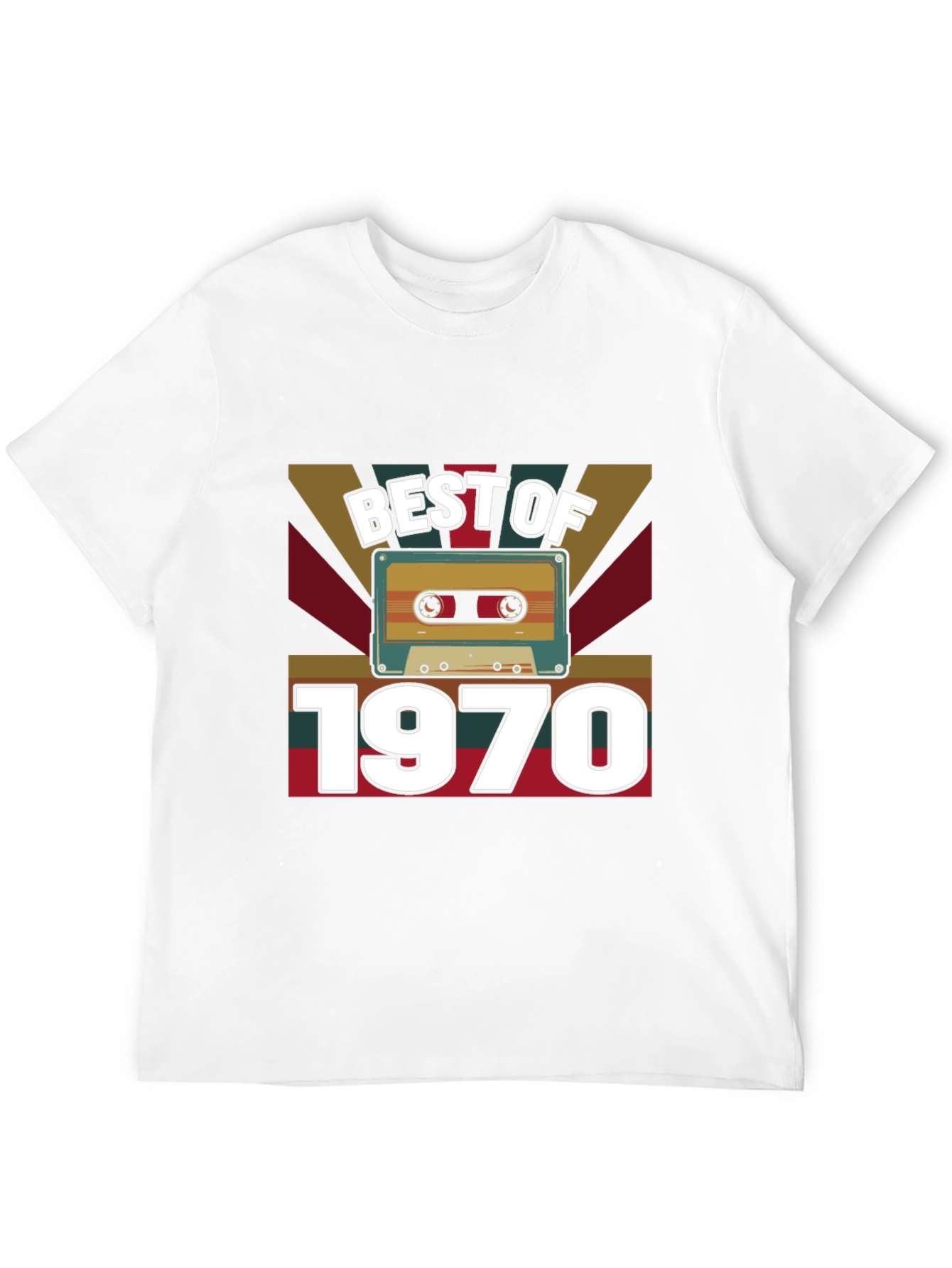 Best of 1970 Cassette Tape Graphic Tee