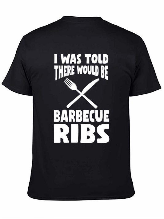 BBQ Ribs Graphic T-Shirt - Foodie Humor Tee