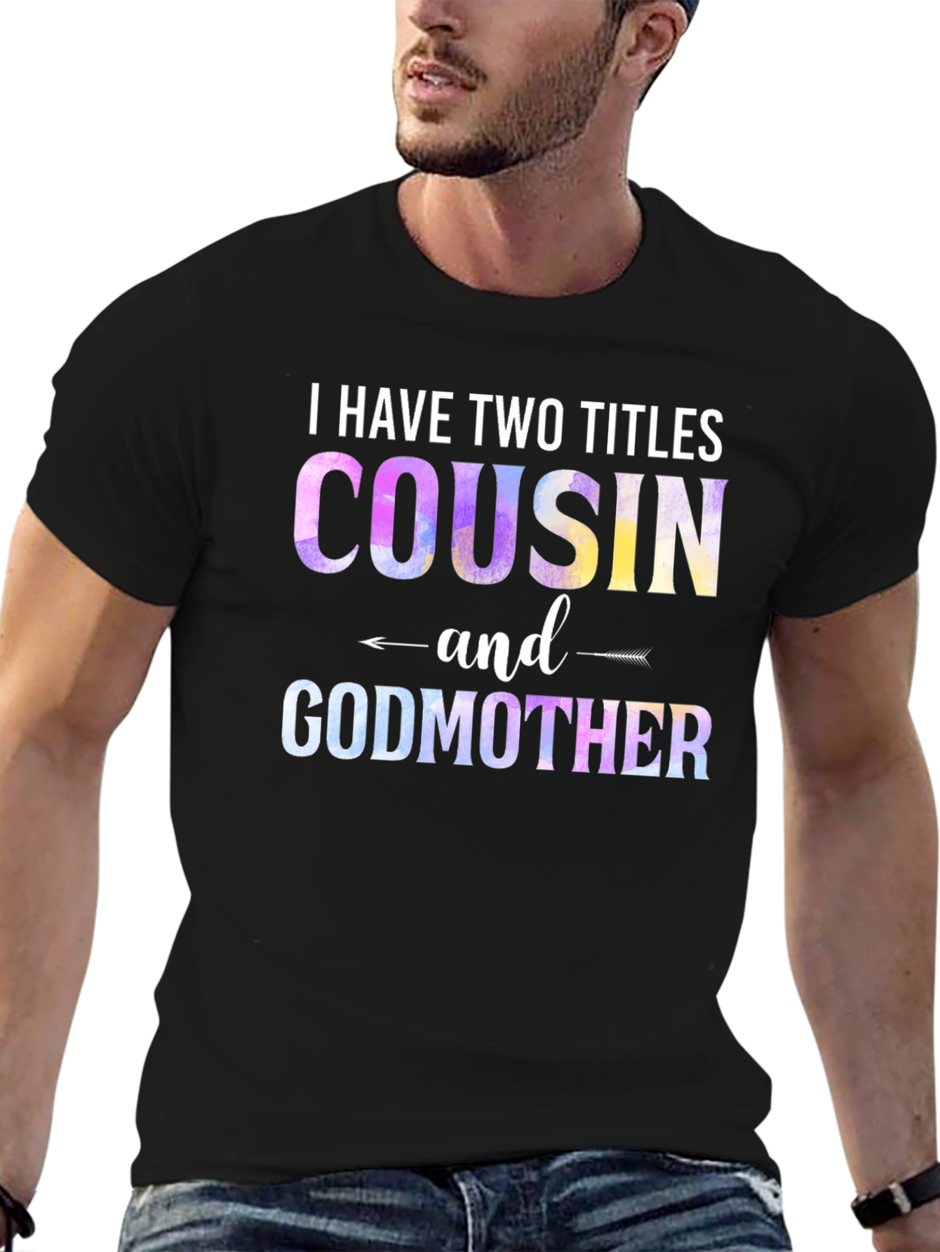 Cousin & Godmother Novelty Graphic T-Shirt