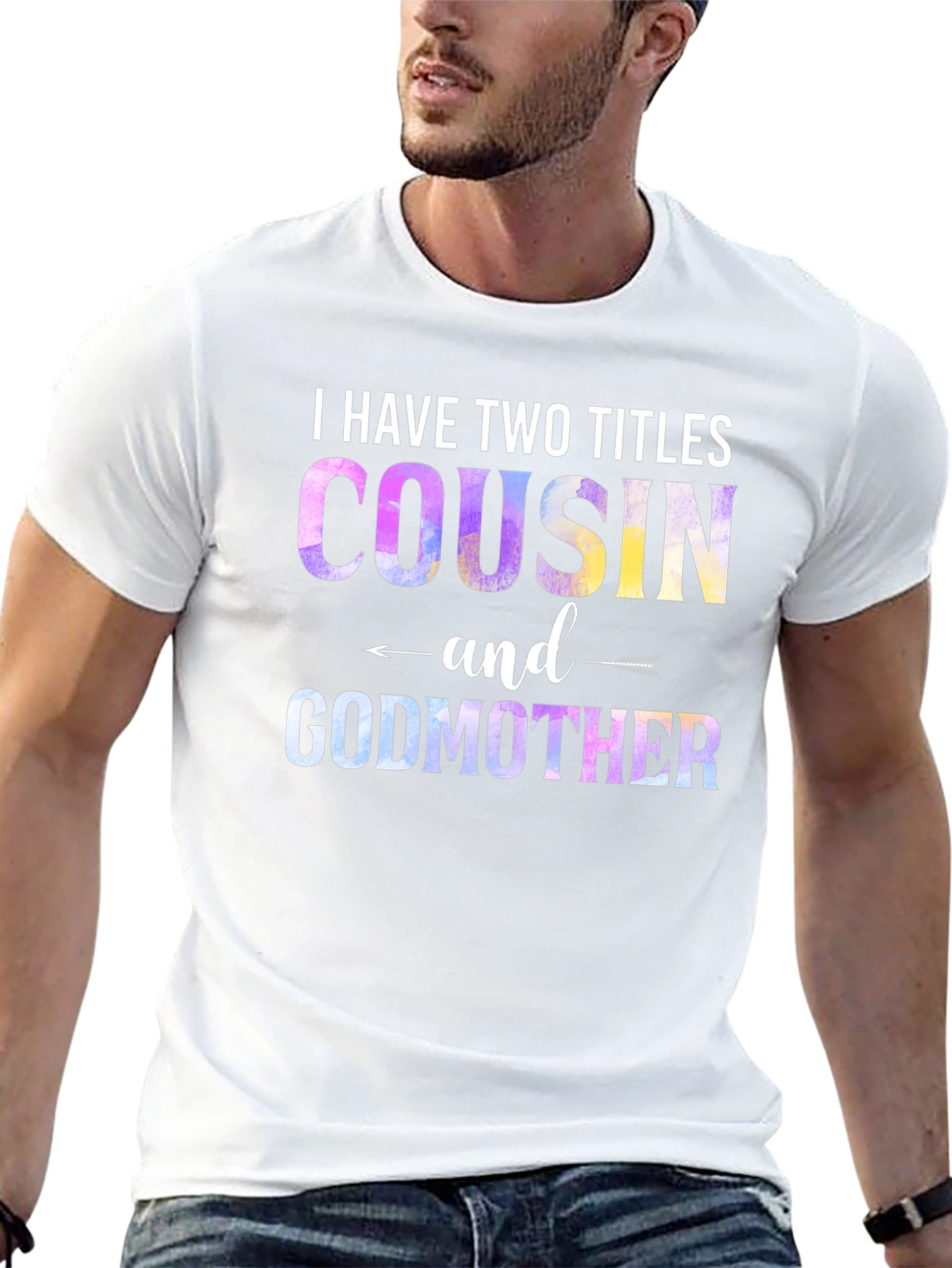Cousin & Godmother Novelty Graphic T-Shirt