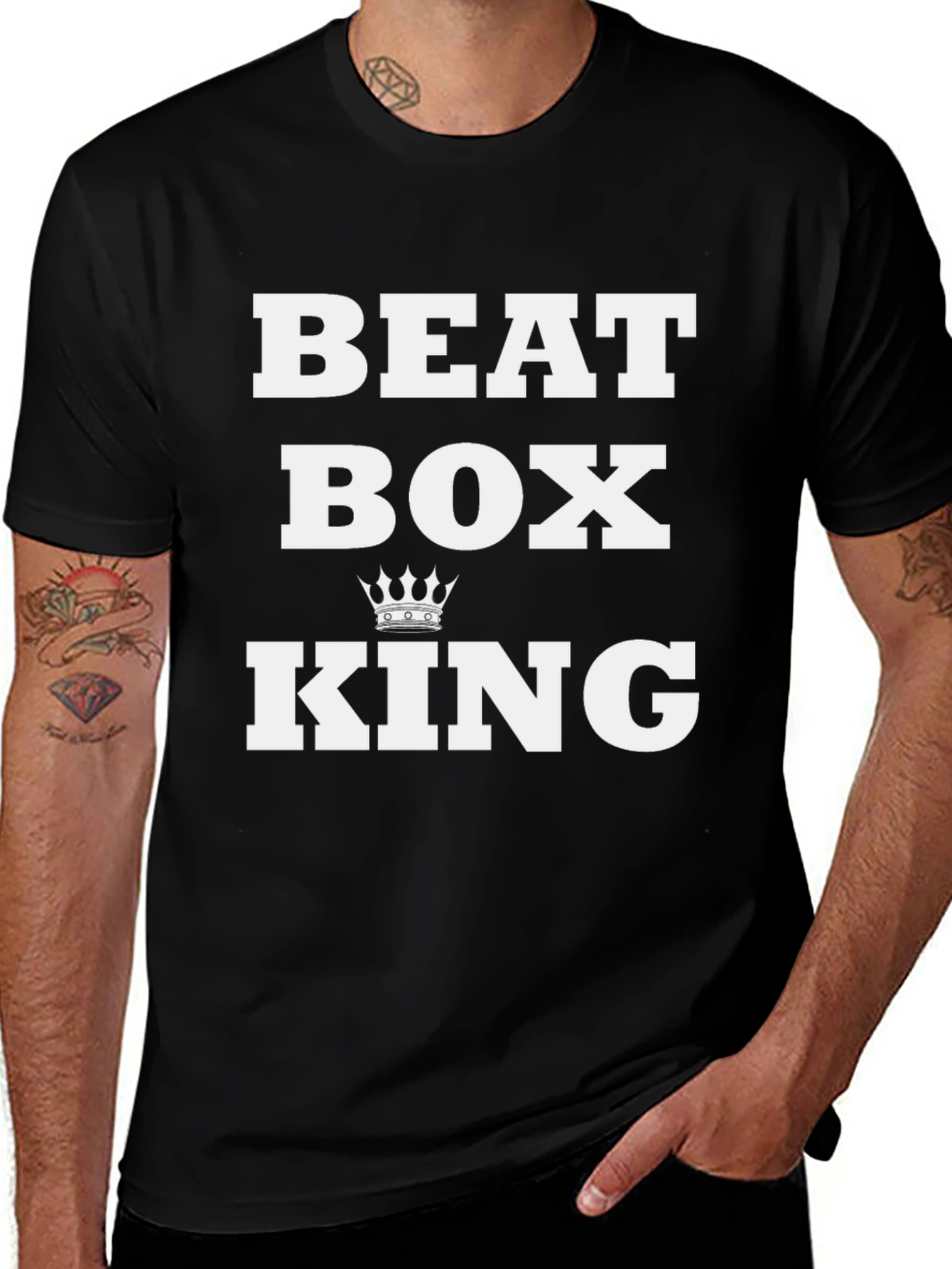 Beat Box King T-Shirt - Crown Graphic