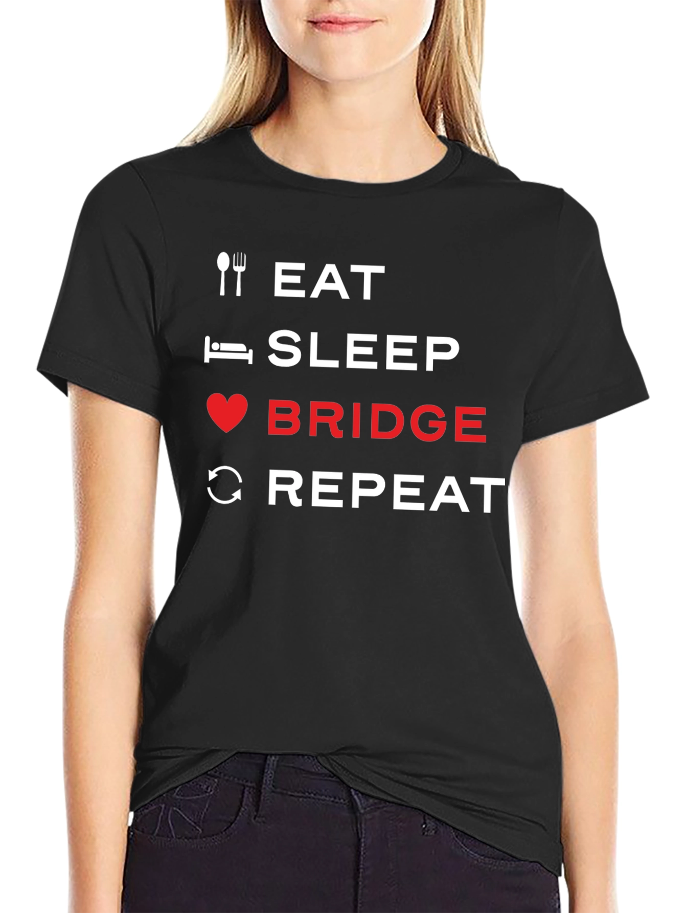 Eat Sleep Bridge Repeat T-Shirt