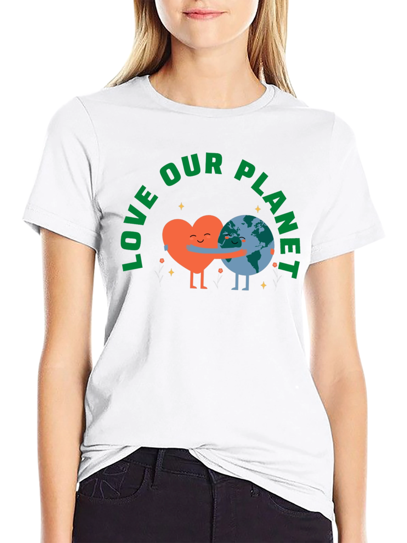 Love Our Planet Graphic Tee - Earth Day Apparel