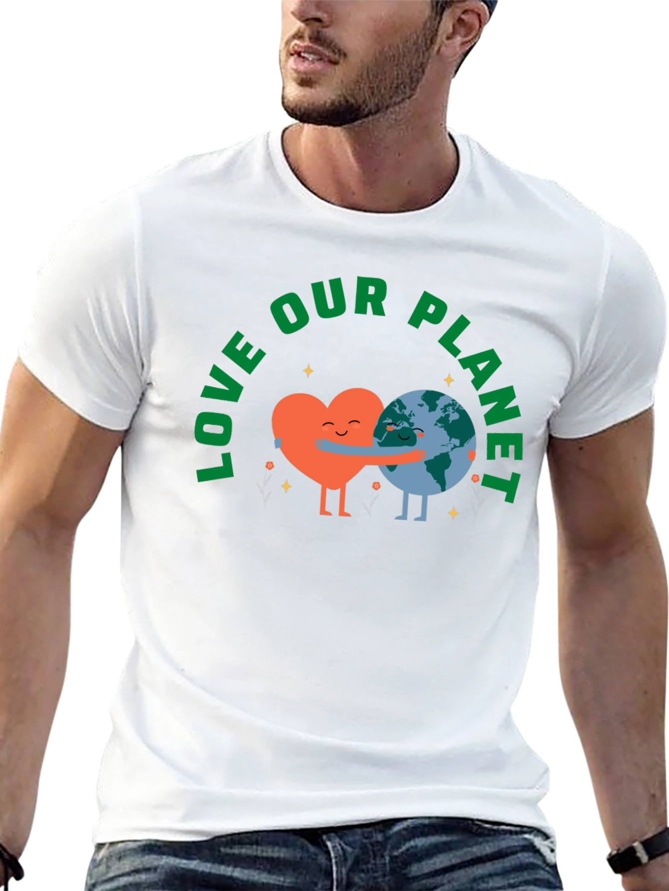 Love Our Planet Graphic Tee - Earth Day Apparel