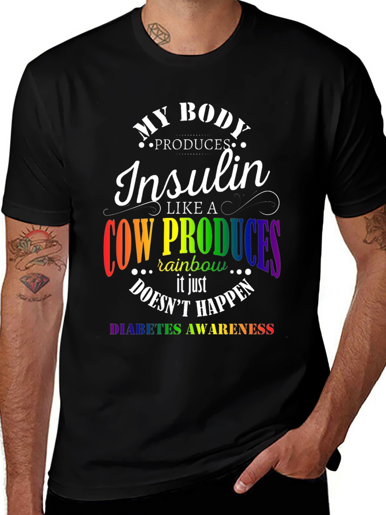 Diabetes Awareness T-Shirt - Insulin Production