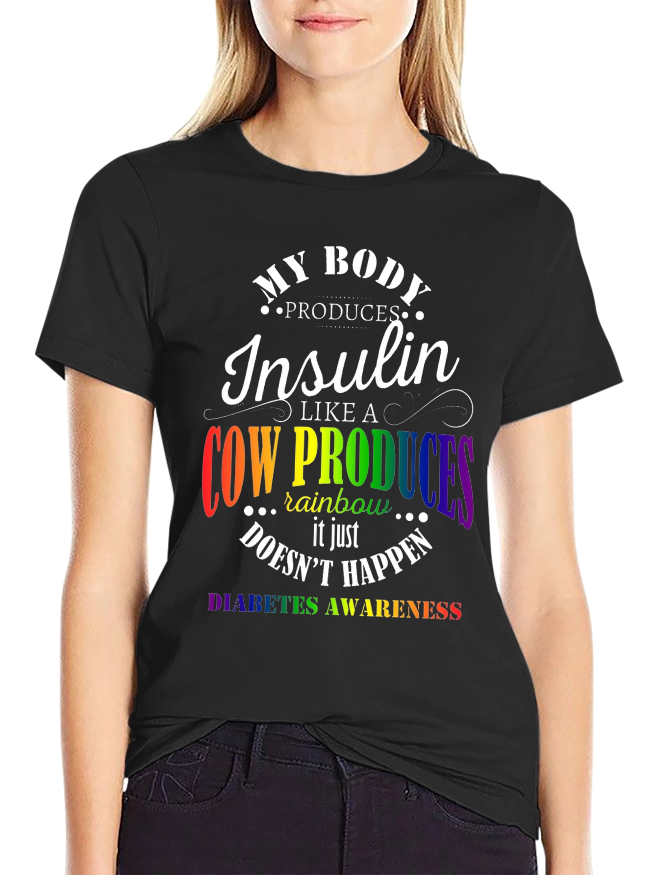 Diabetes Awareness T-Shirt - Insulin Production
