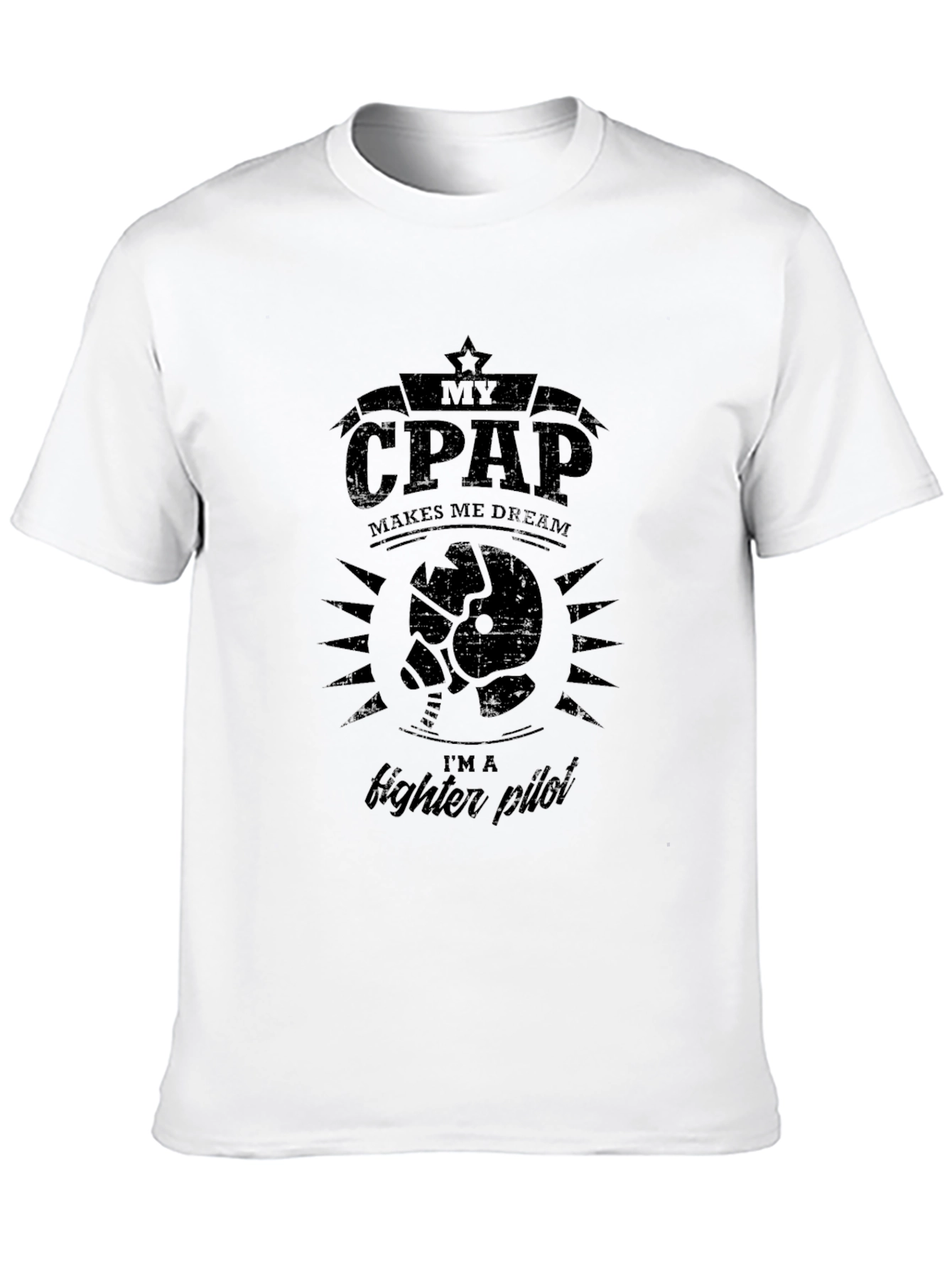 My CPAP Makes Me Dream Fighter Pilot T-Shirt
