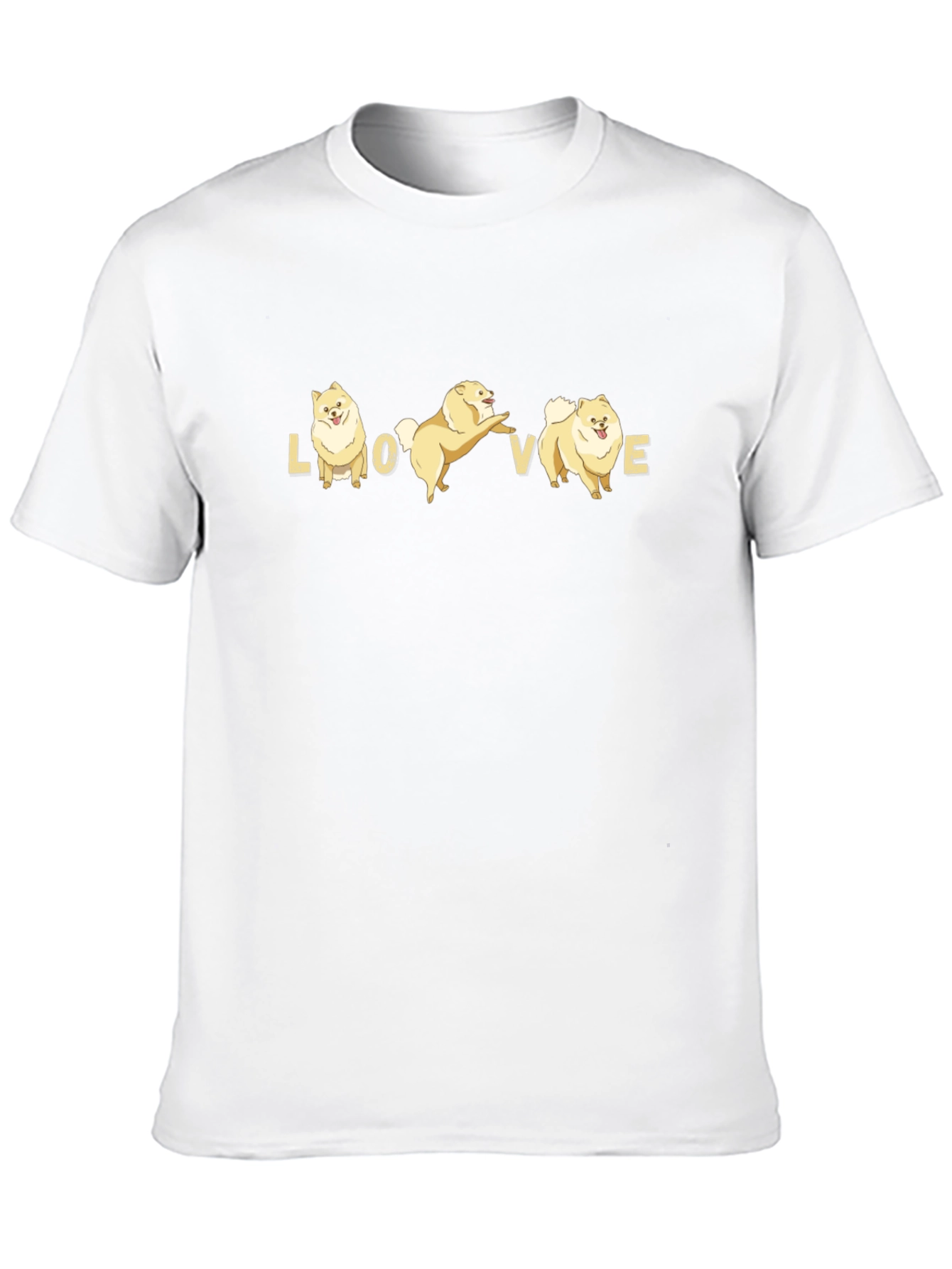 Dog Lover T-Shirt - Cute Pomeranian LOVE Design