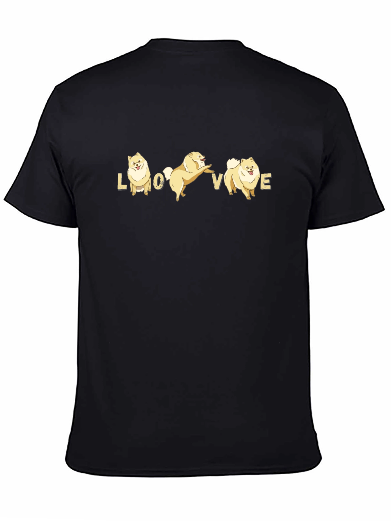 Dog Lover T-Shirt - Cute Pomeranian LOVE Design