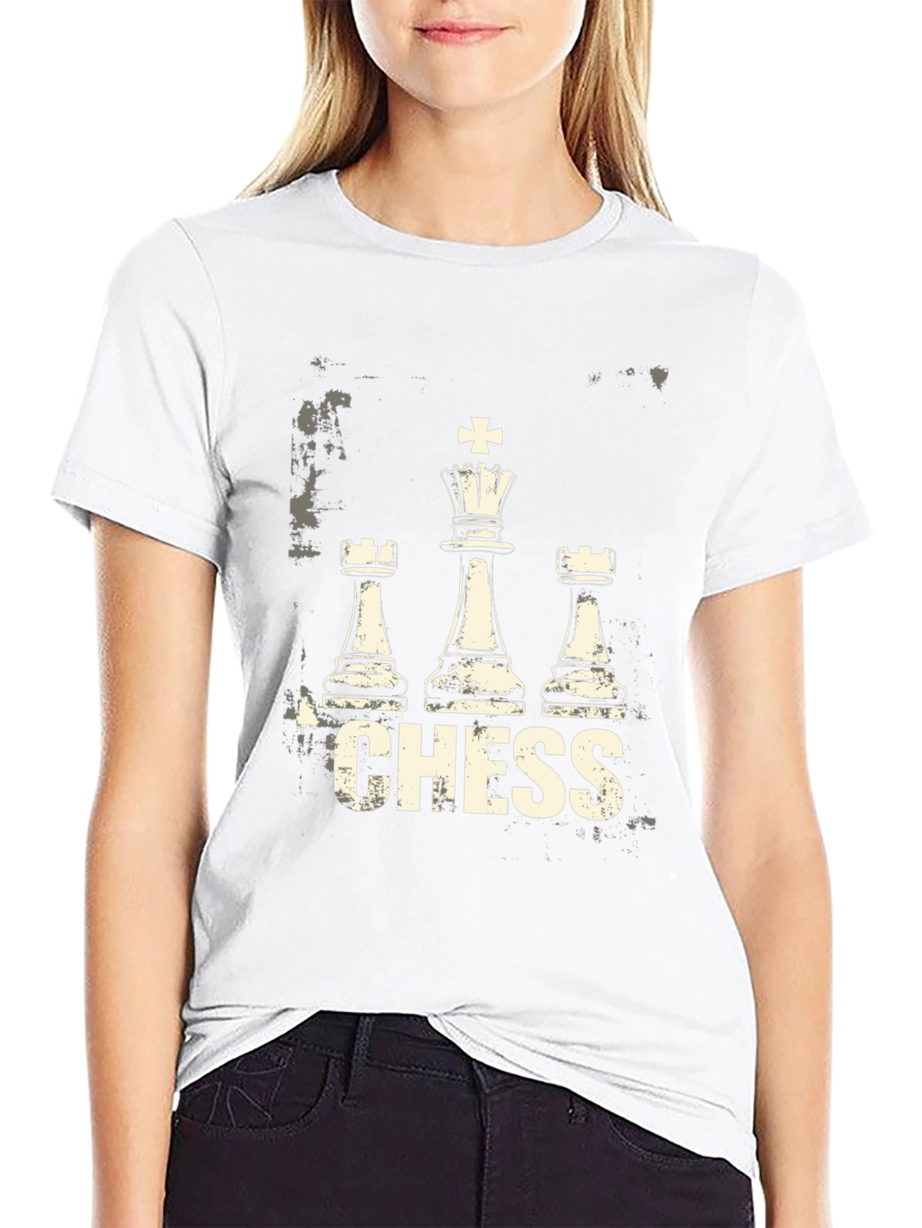 Chess Graphic Tee - King Rook Design
