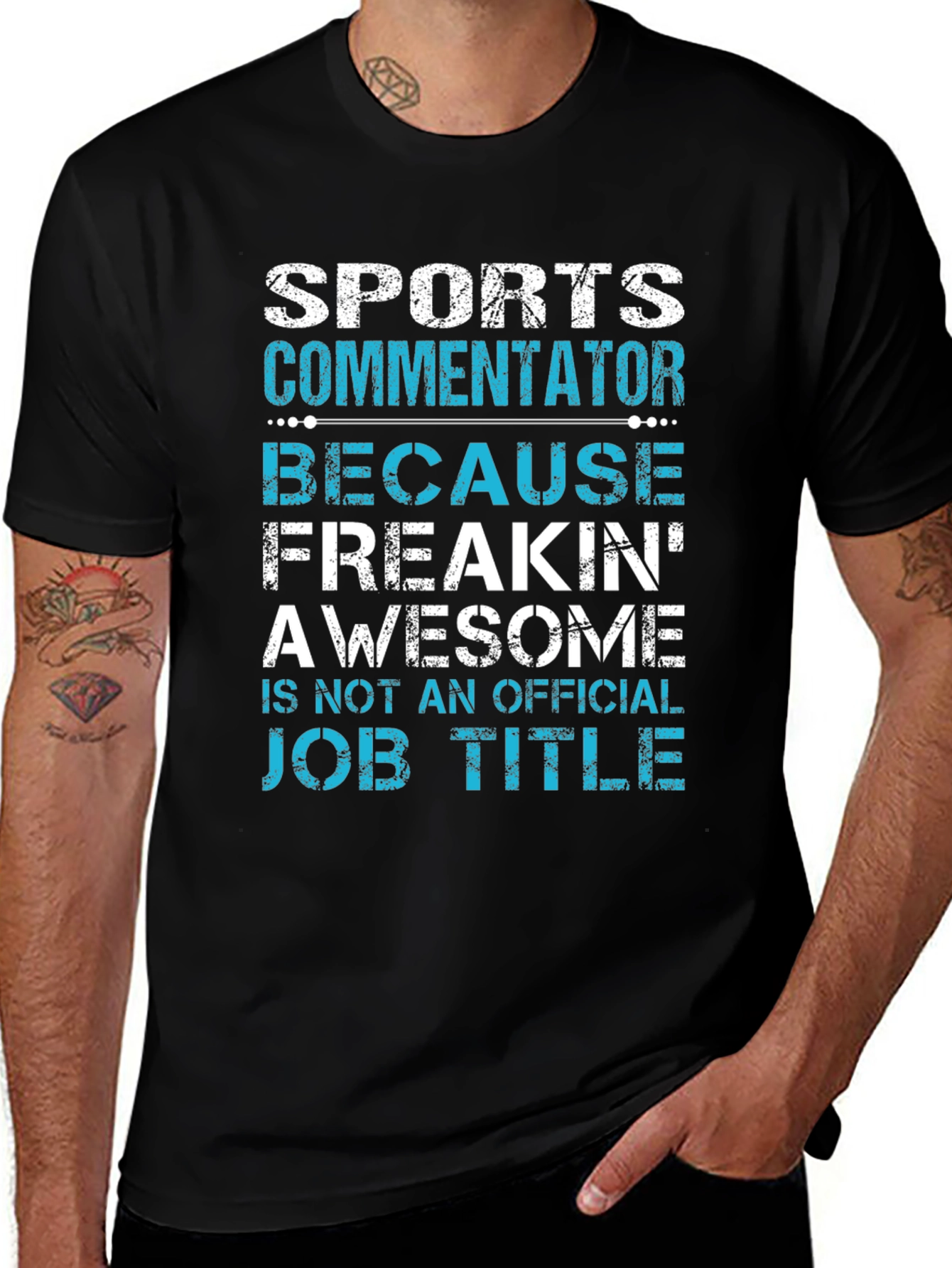 Sports Commentator Funny Graphic T-Shirt