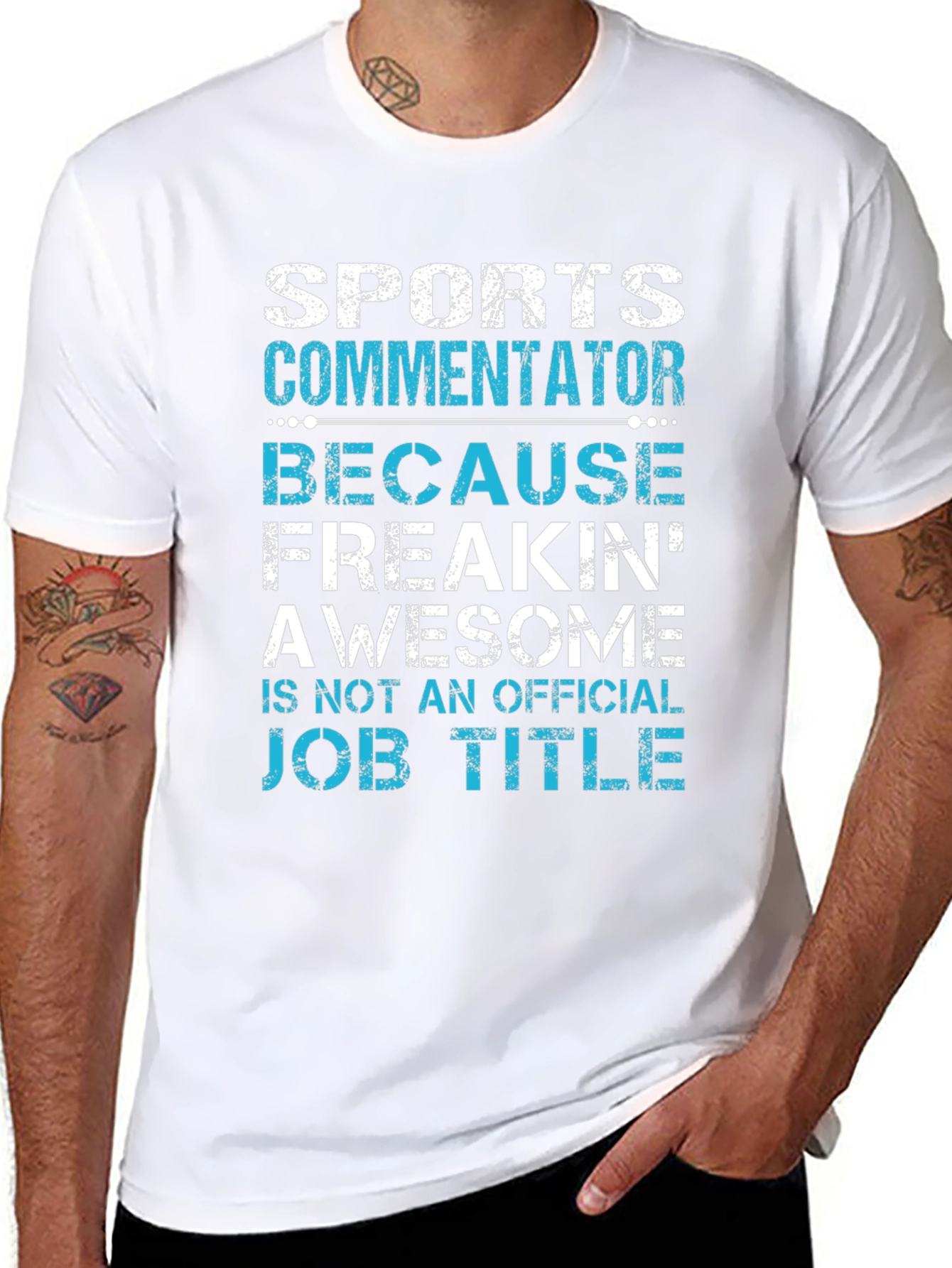 Sports Commentator Funny Graphic T-Shirt
