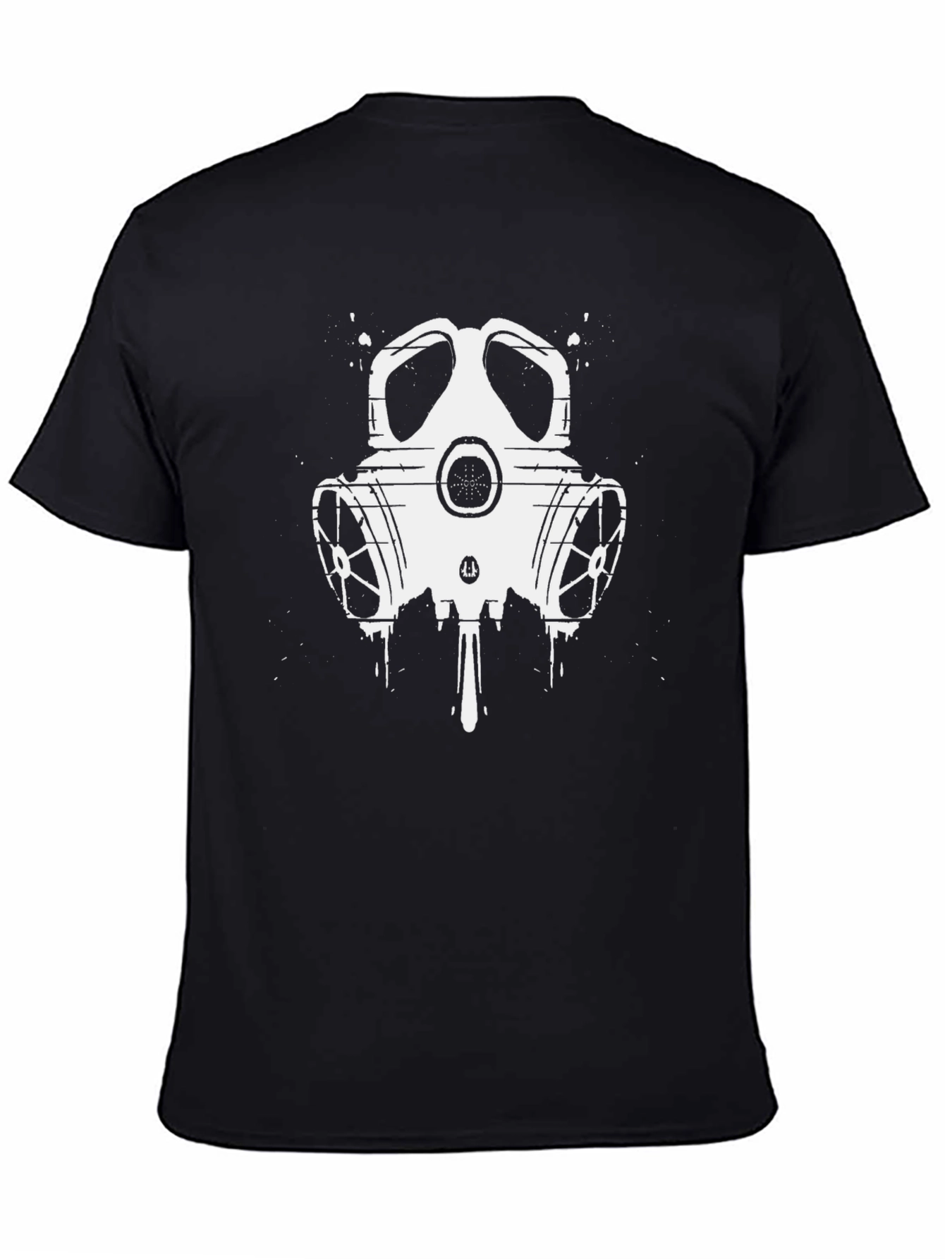 Gas Mask Graphic Black T-Shirt