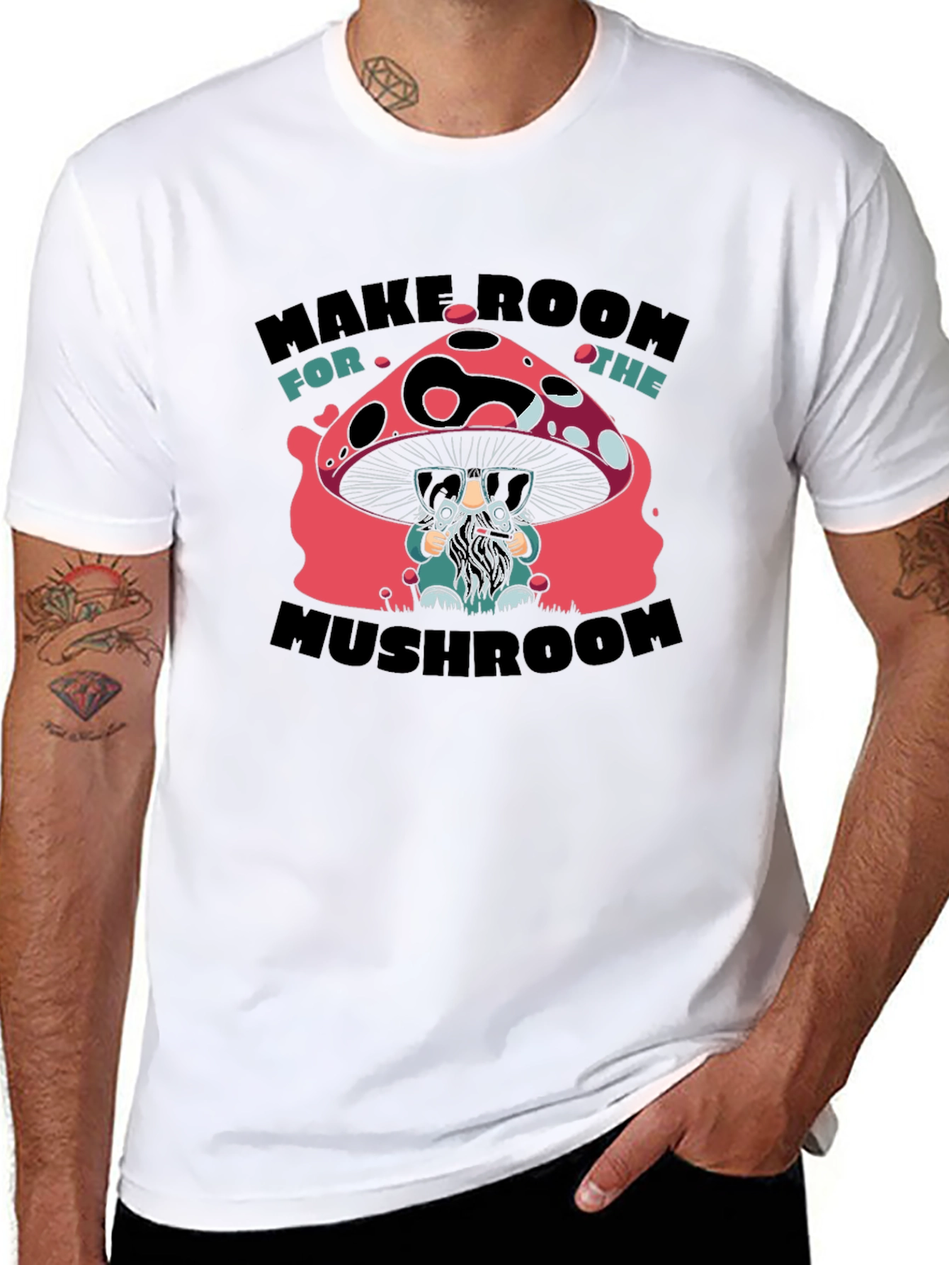 Make Room for the Mushroom Graphic T-Shirt
