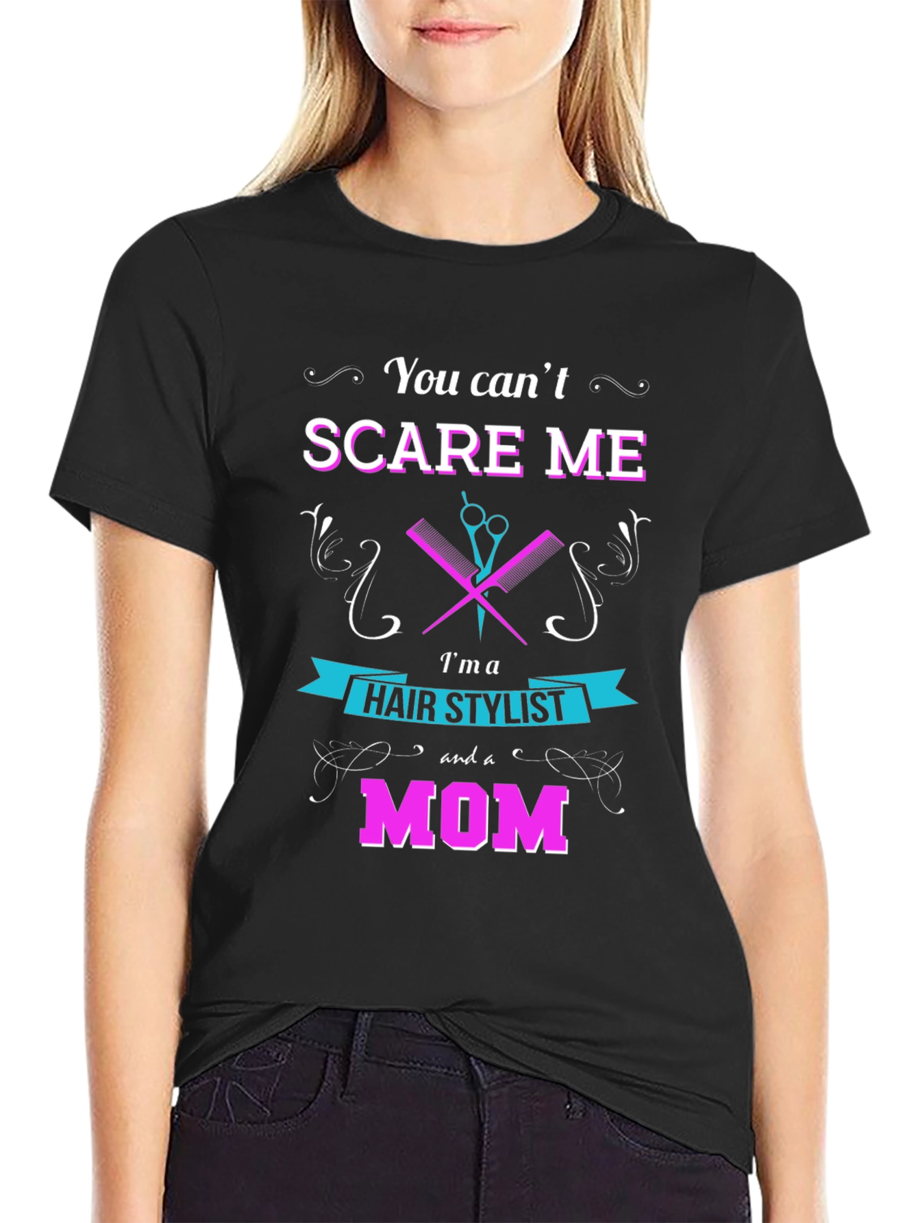 Hair Stylist Mom T-Shirt
