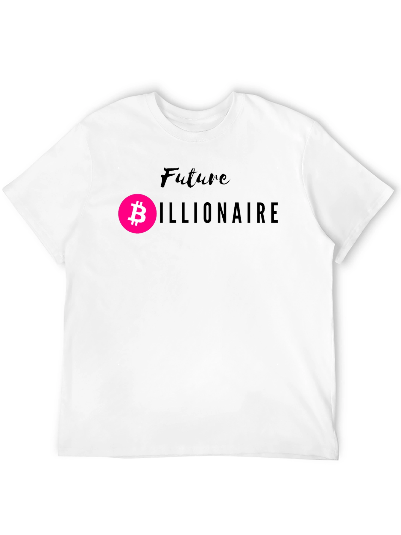 Future Billionaire Bitcoin Crypto Black T-Shirt
