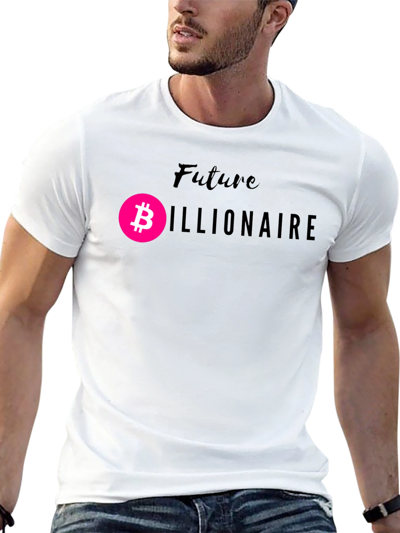 Future Billionaire Bitcoin Crypto Black T-Shirt