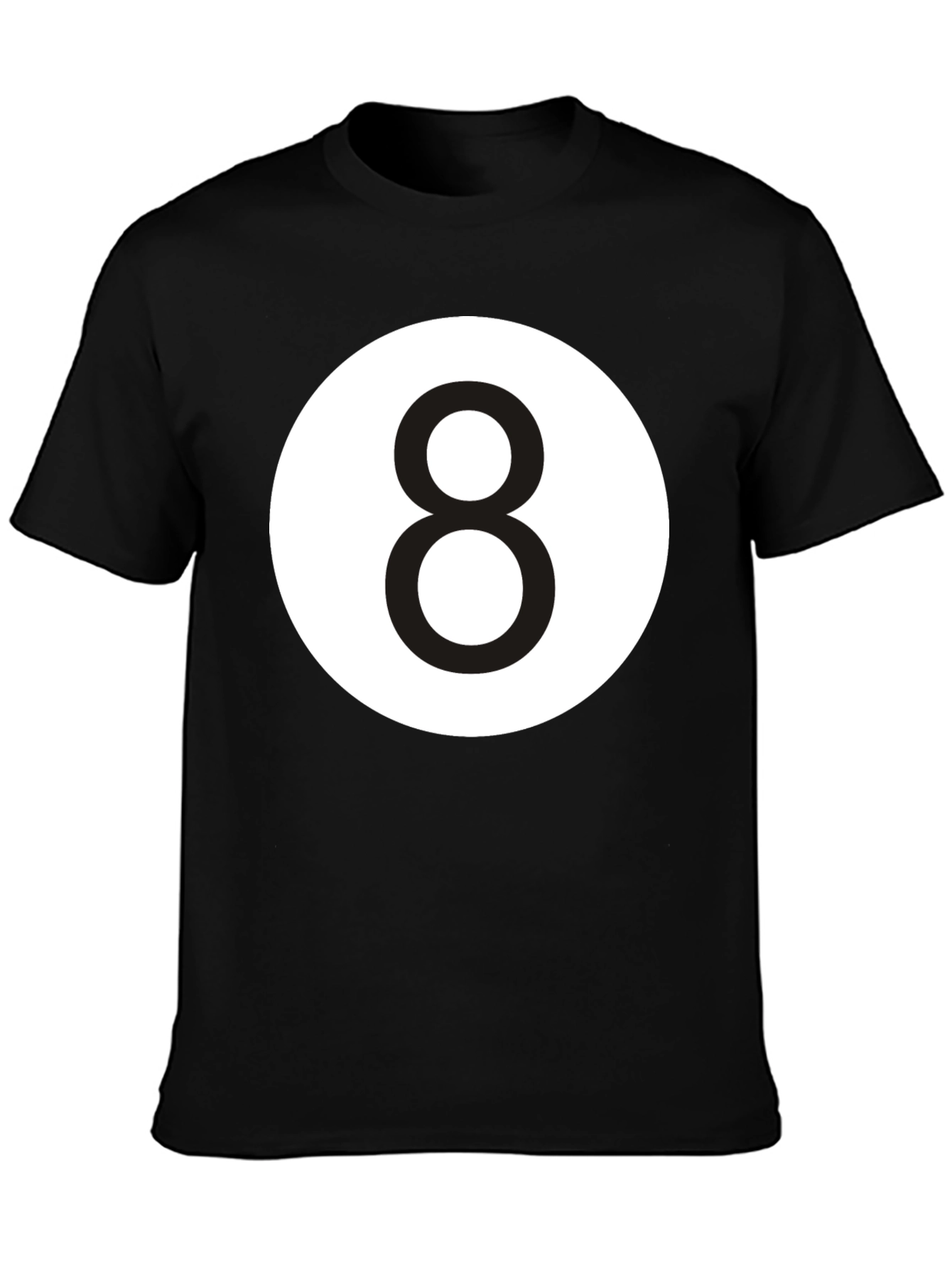 8 Ball Graphic Tee - Classic Black T-Shirt