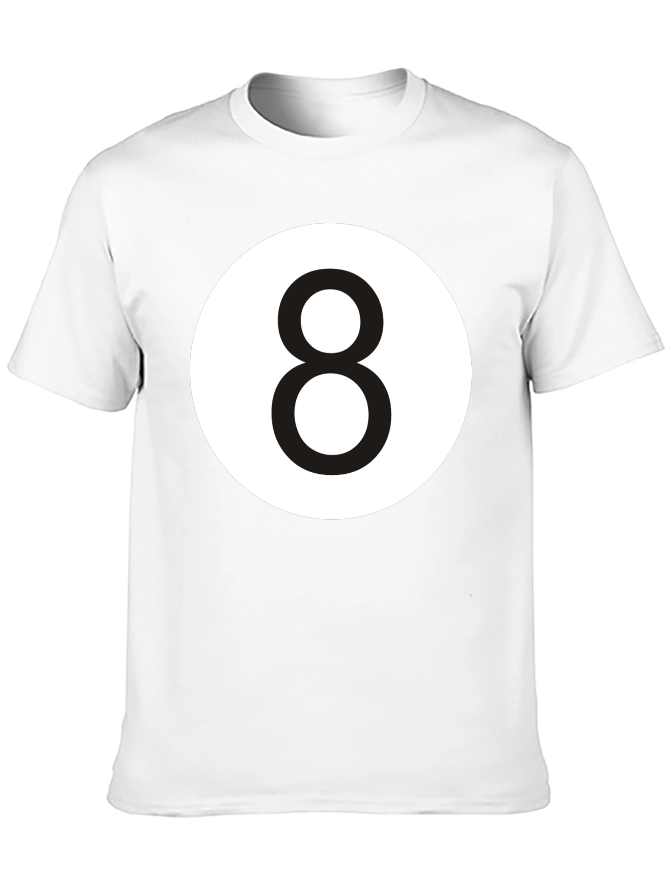 8 Ball Graphic Tee - Classic Black T-Shirt