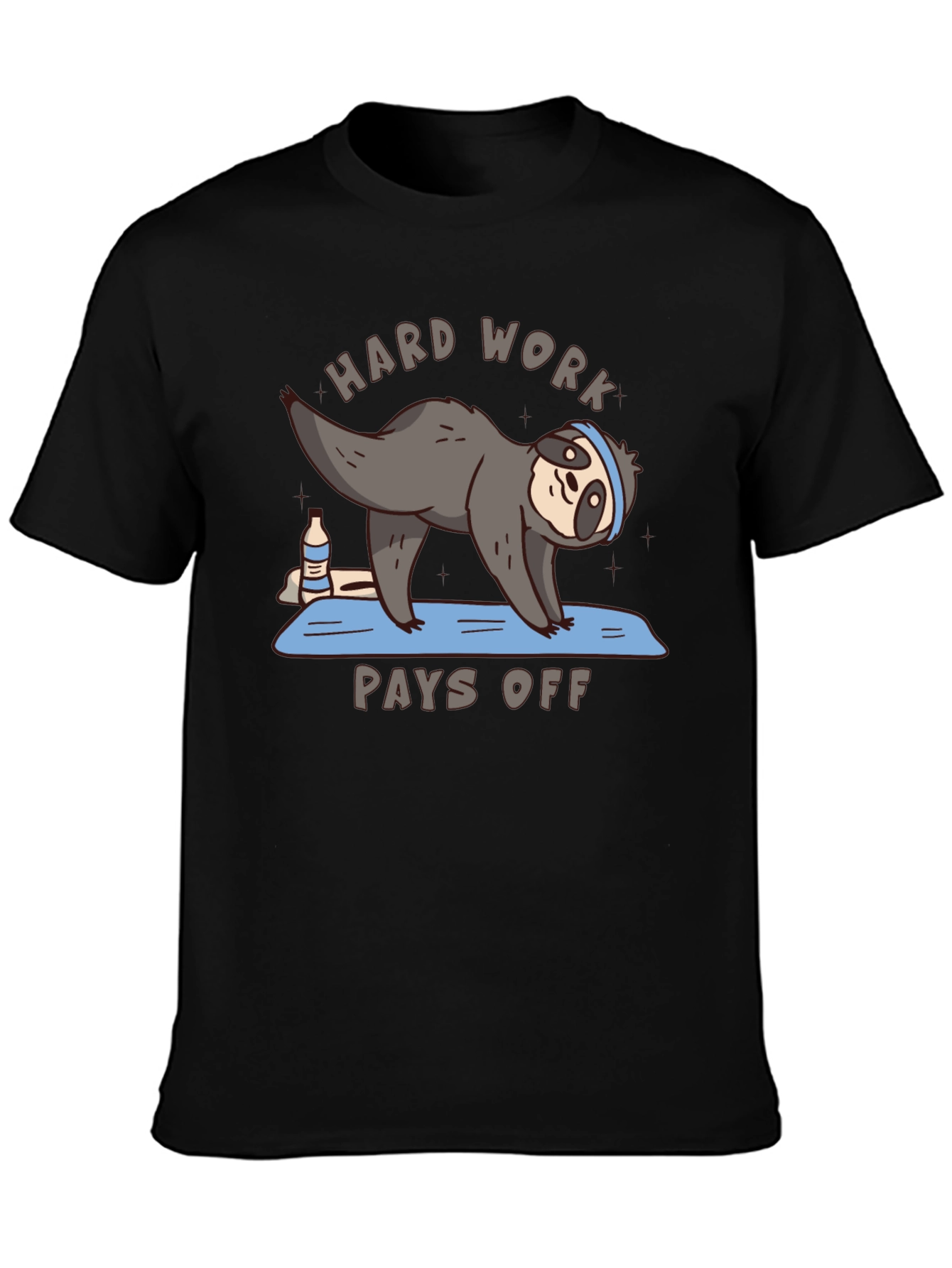 Hard Work Pays Off Sloth Yoga T-Shirt