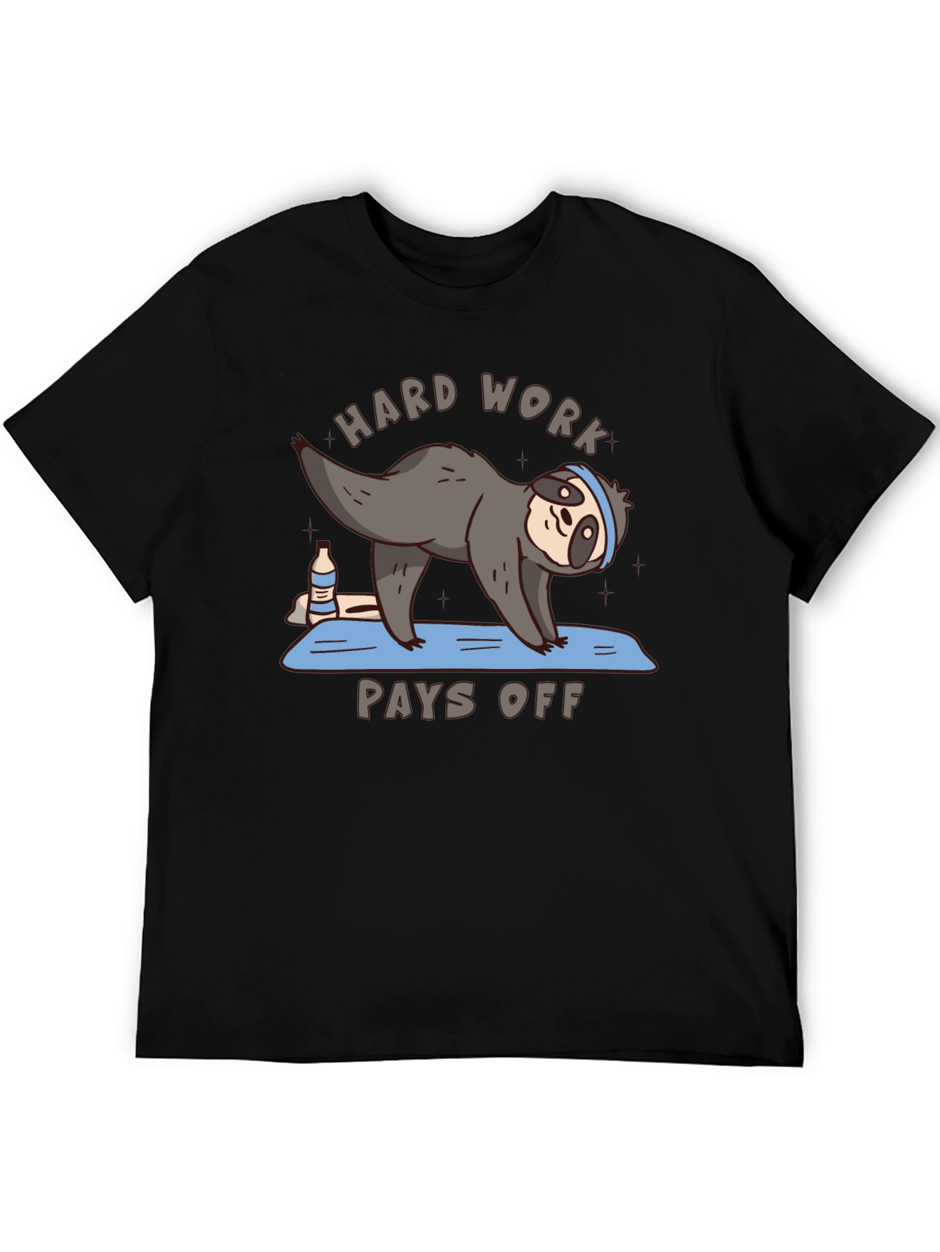 Hard Work Pays Off Sloth Yoga T-Shirt