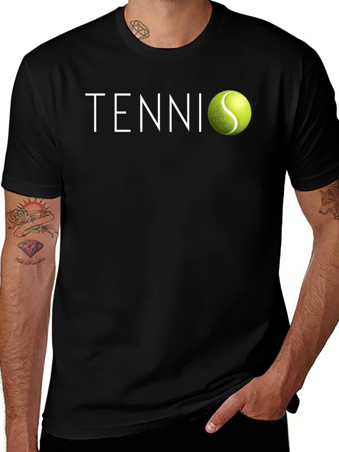 Tennis Ball Graphic T-Shirt - Modern Style