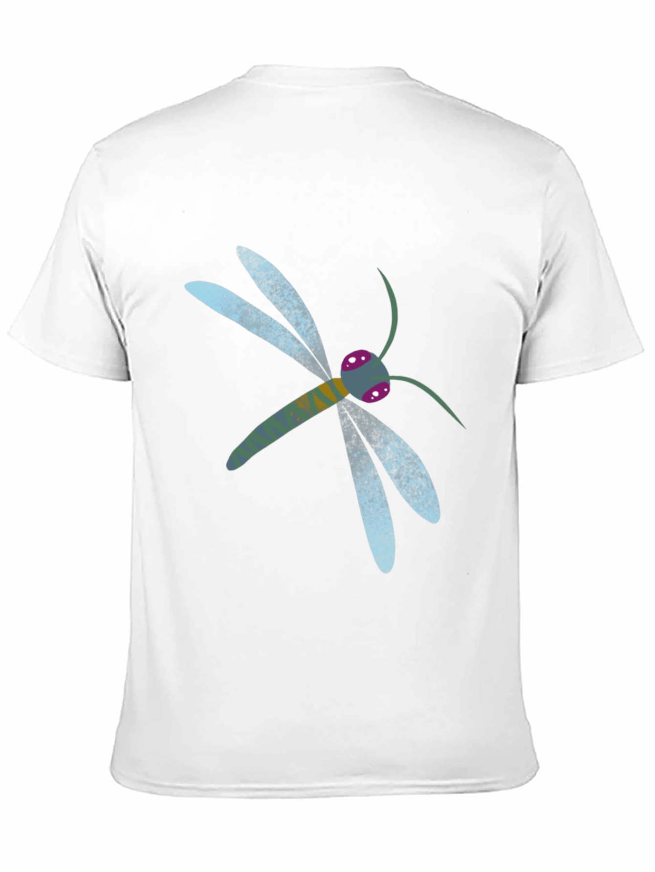 Dragonfly Graphic Black T-Shirt - Nature Lovers Tee