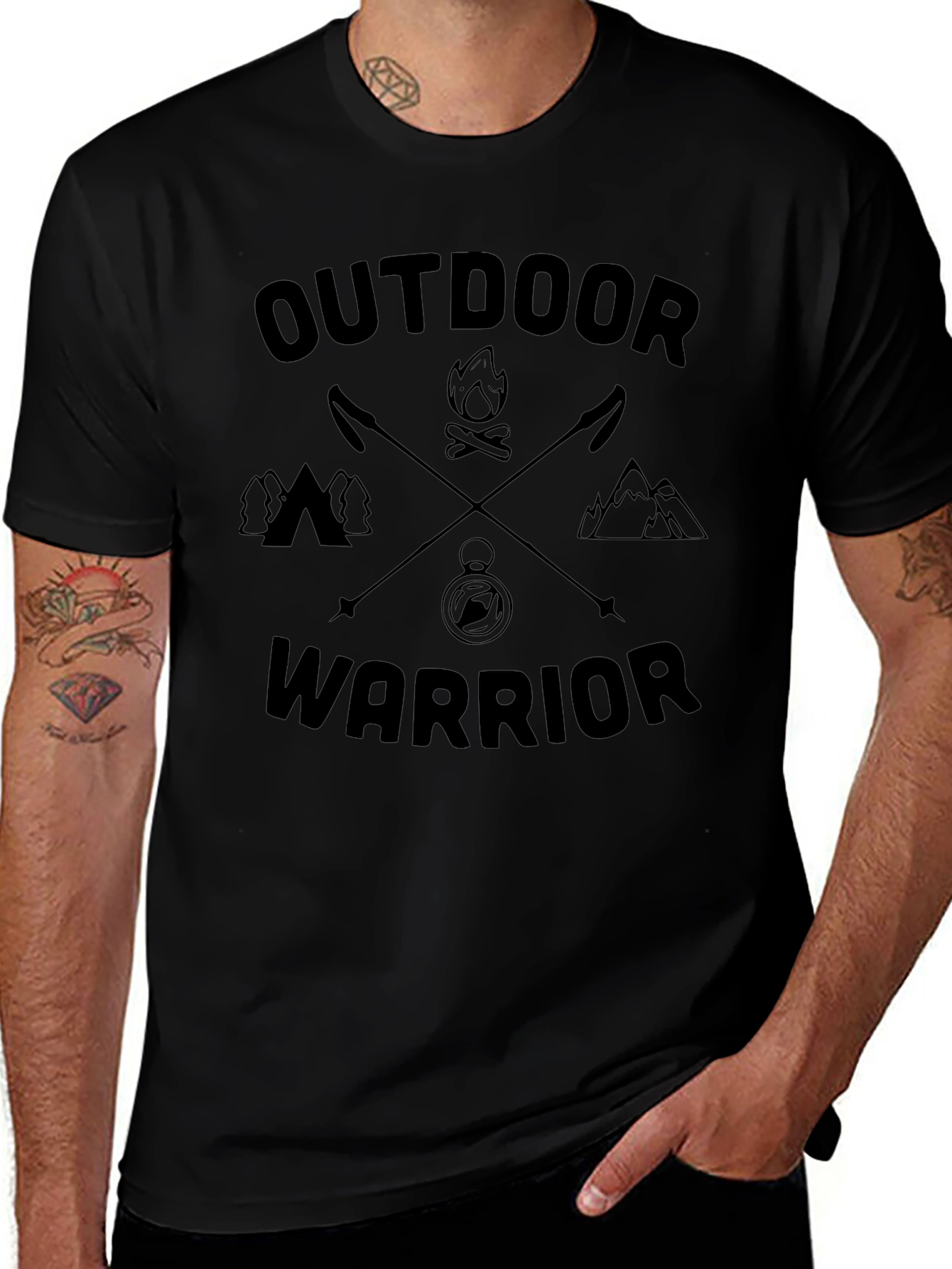 Outdoor Warrior Graphic T-Shirt