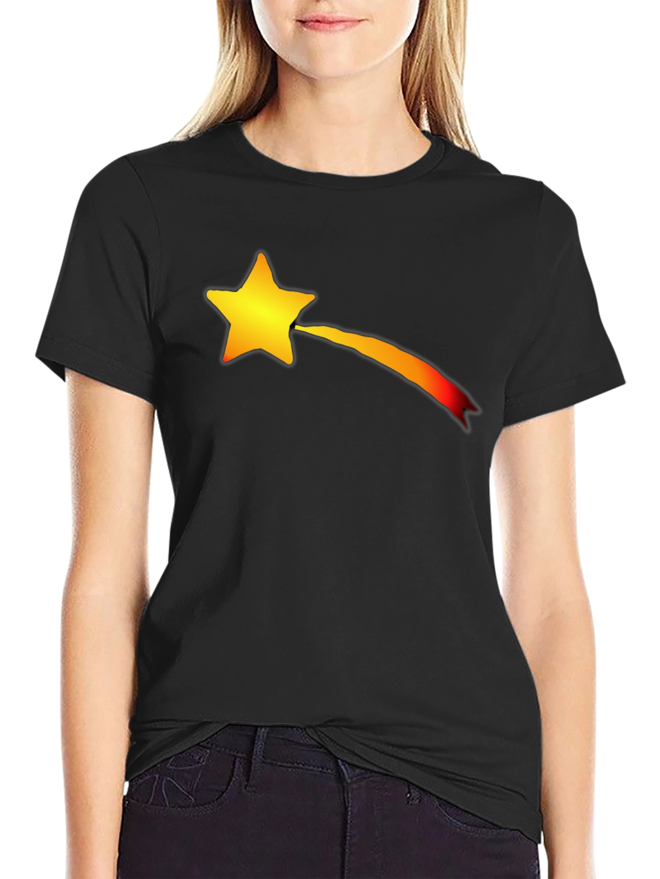 Star Trail Black T-Shirt