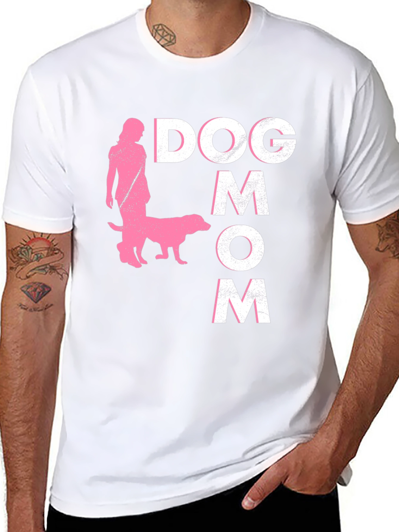Dog Mom Graphic T-Shirt