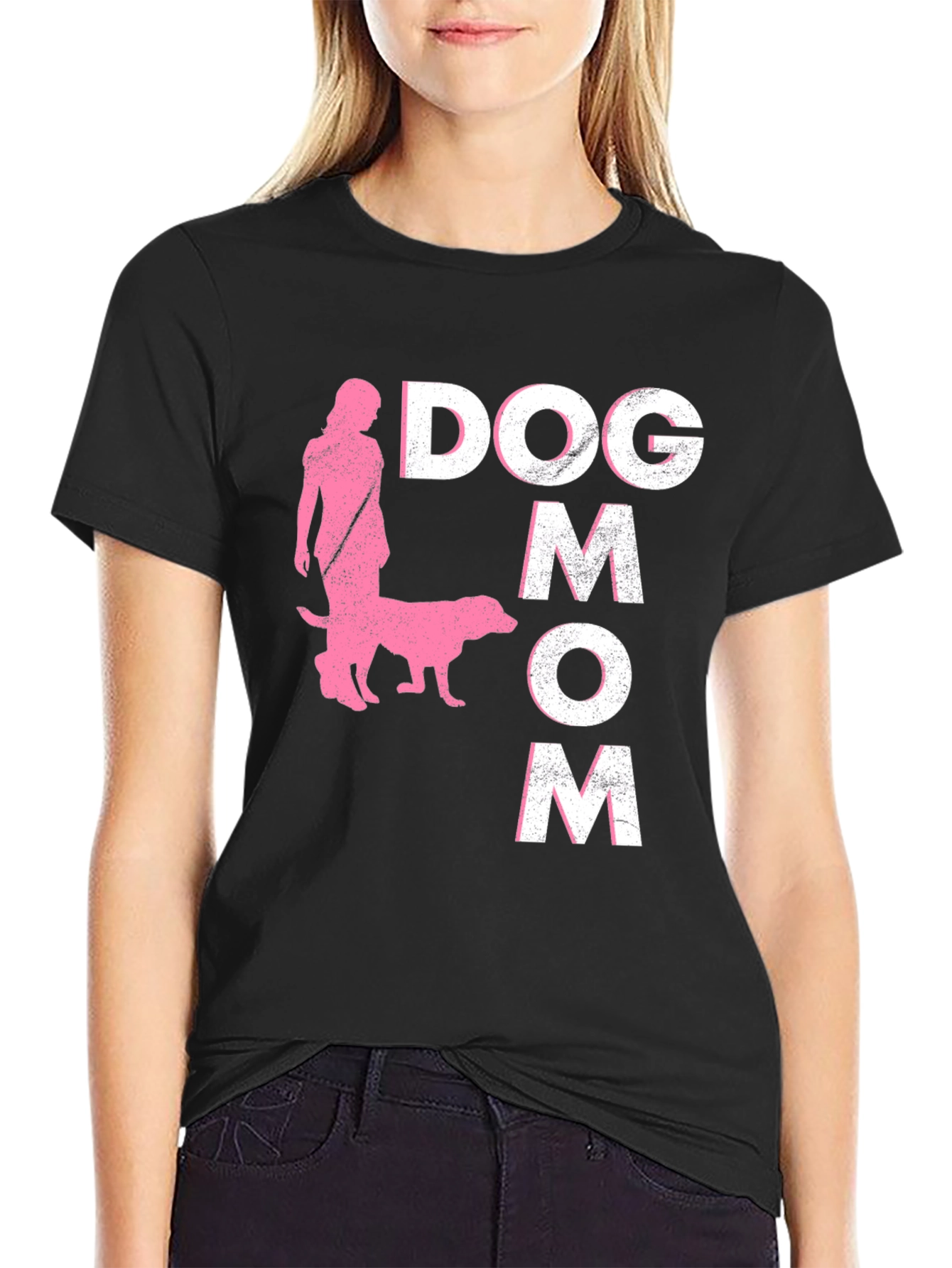 Dog Mom Graphic T-Shirt