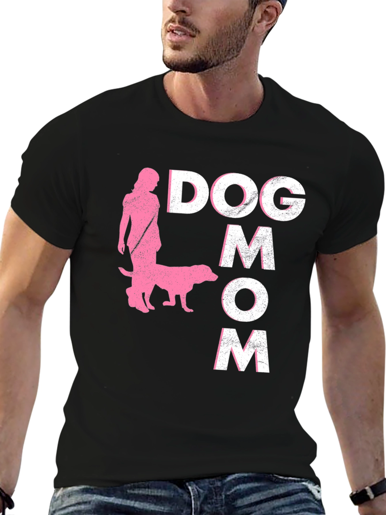 Dog Mom Graphic T-Shirt