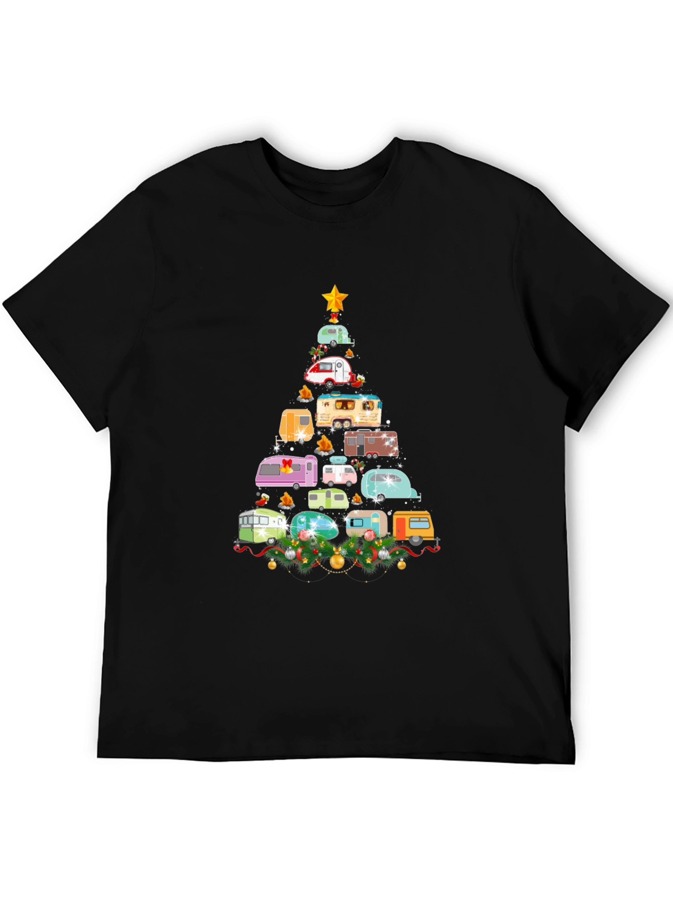 Christmas Camper Tree T-Shirt
