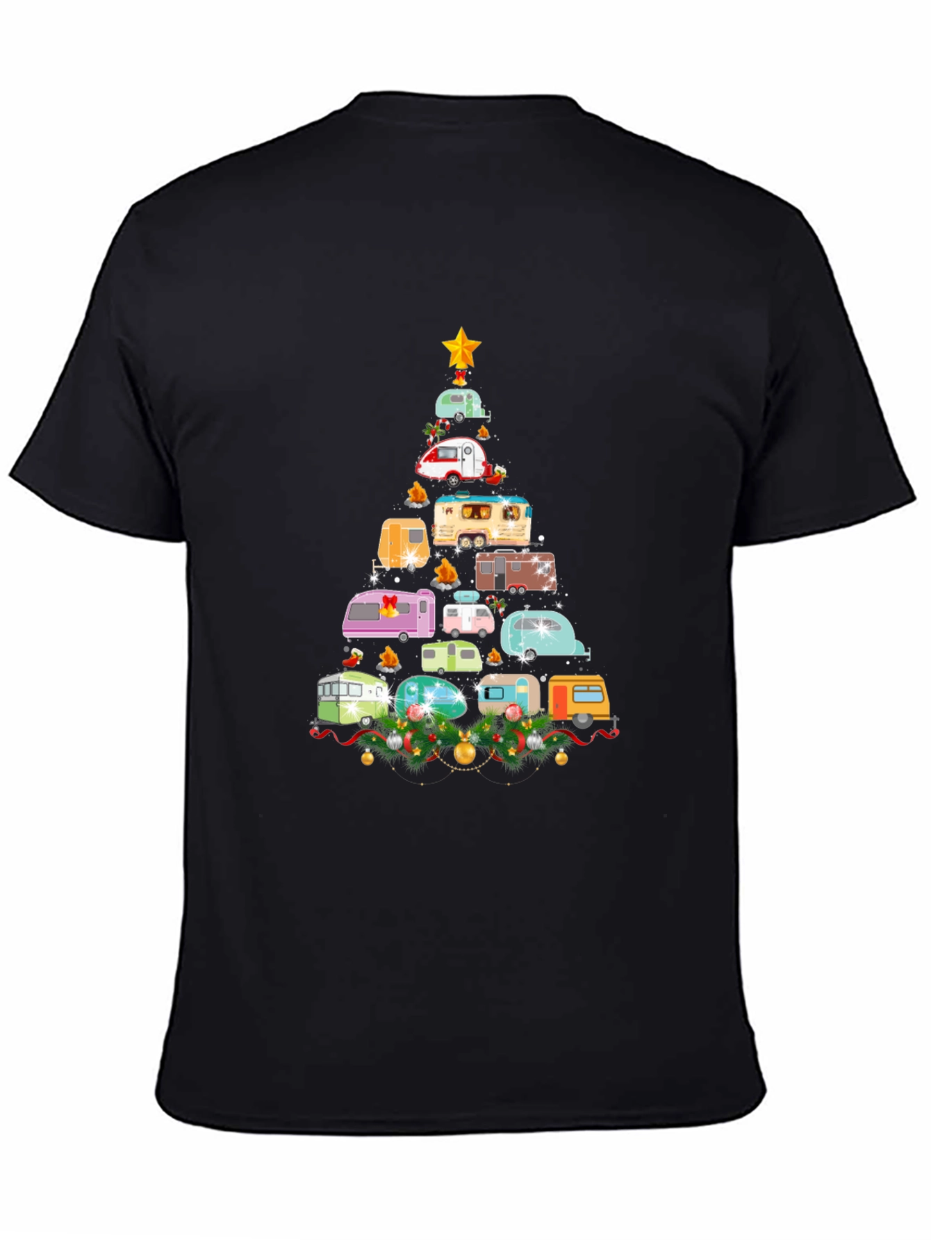 Christmas Camper Tree T-Shirt