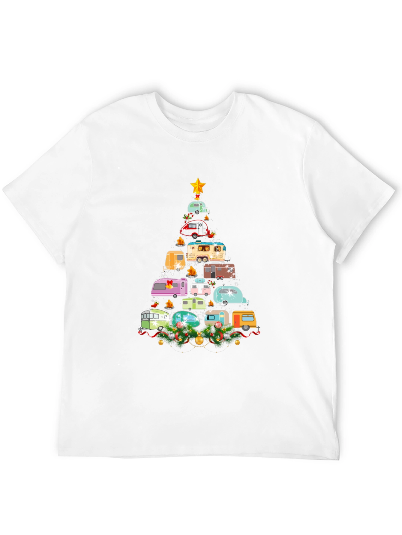 Christmas Camper Tree T-Shirt