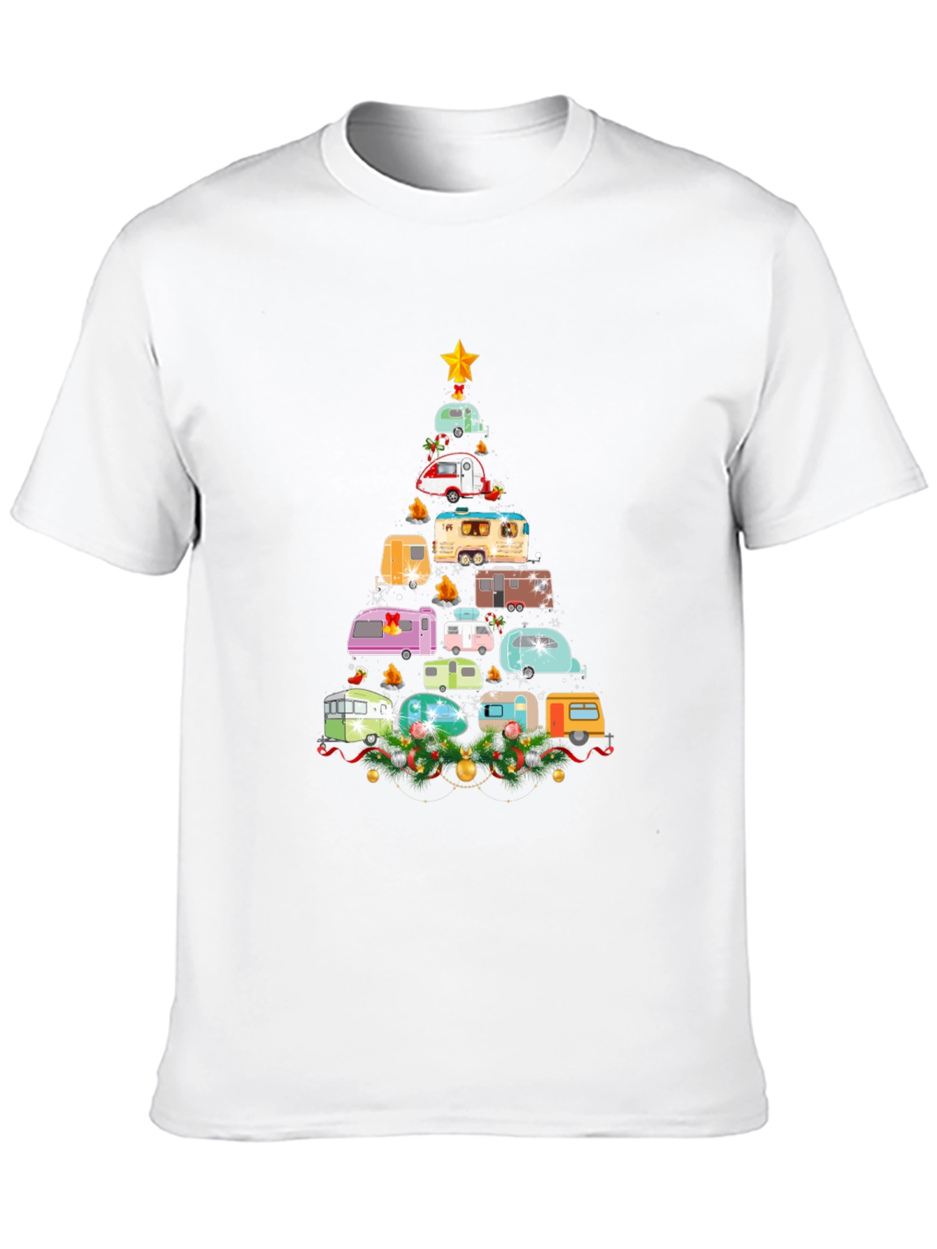 Christmas Camper Tree T-Shirt