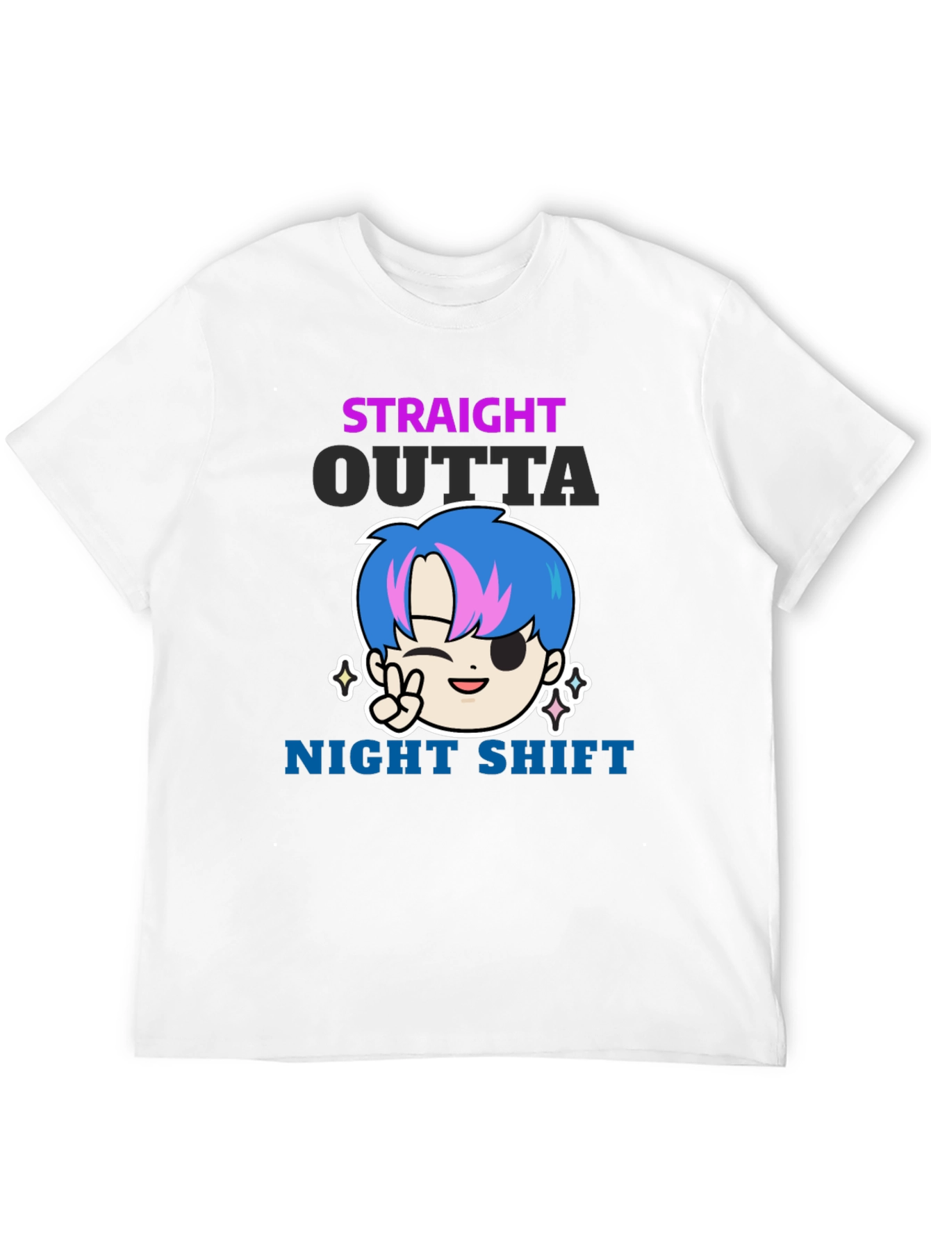 Straight Outta Night Shift Graphic Tee