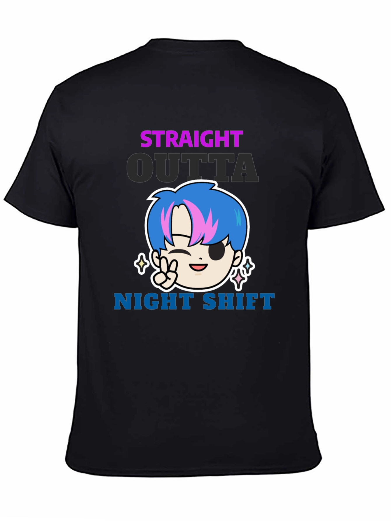 Straight Outta Night Shift Graphic Tee