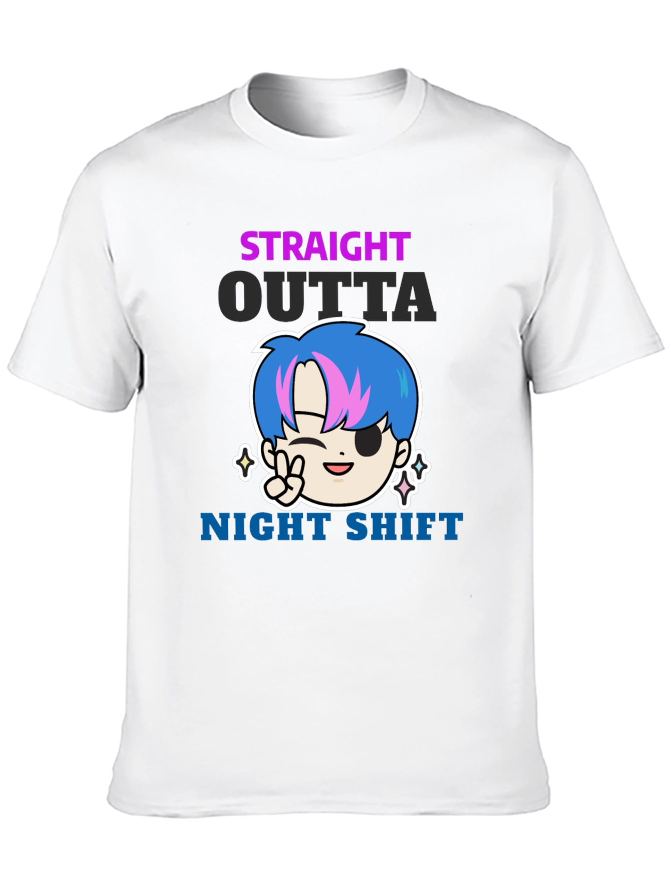 Straight Outta Night Shift Graphic Tee