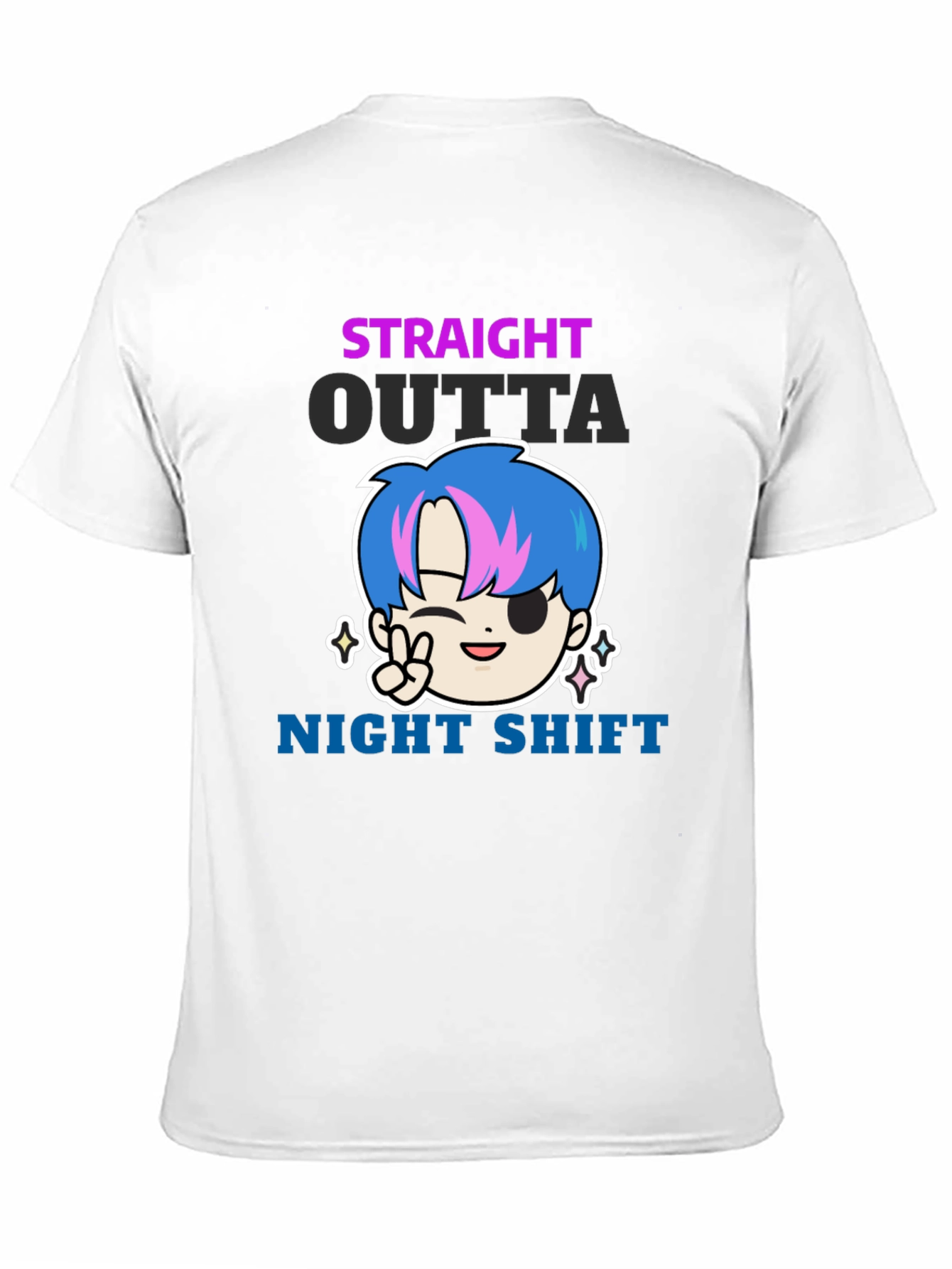 Straight Outta Night Shift Graphic Tee