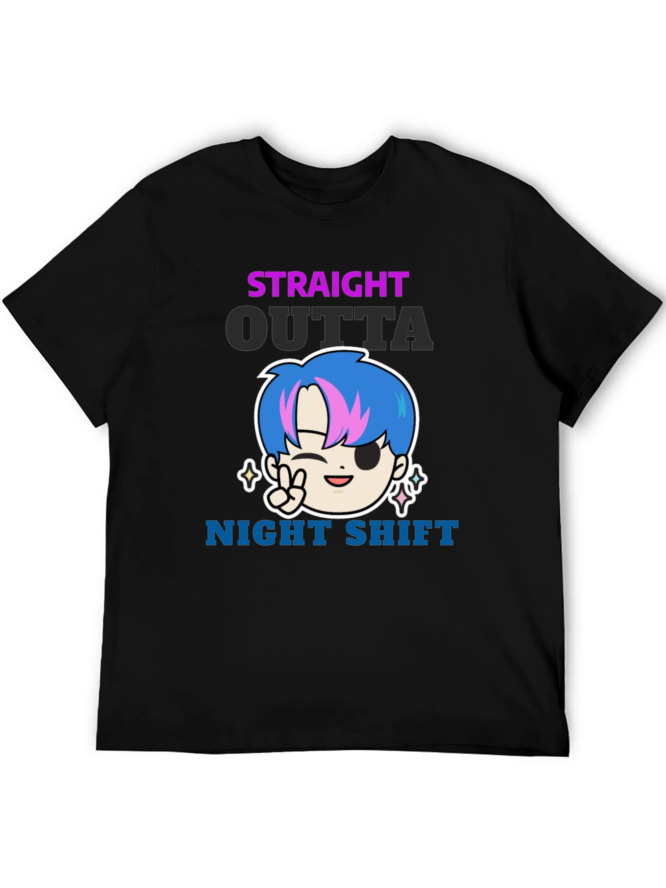 Straight Outta Night Shift Graphic Tee