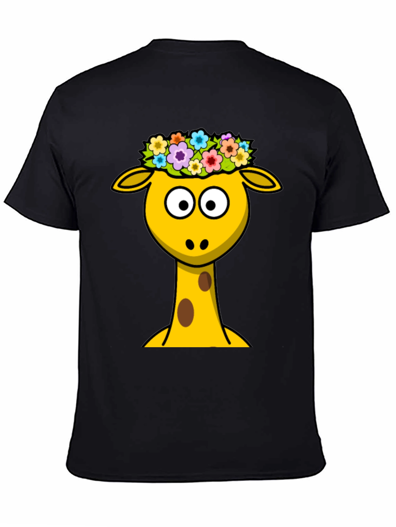 Giraffe Flower Crown Graphic Tee