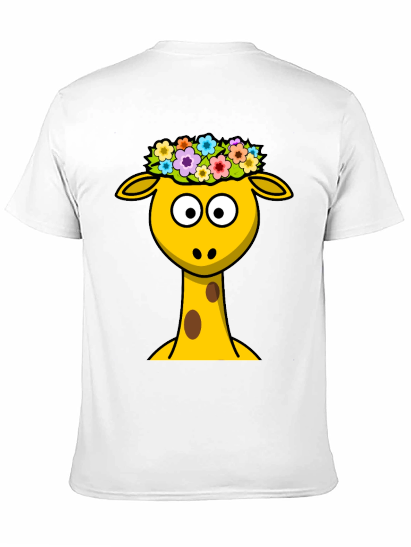 Giraffe Flower Crown Graphic Tee
